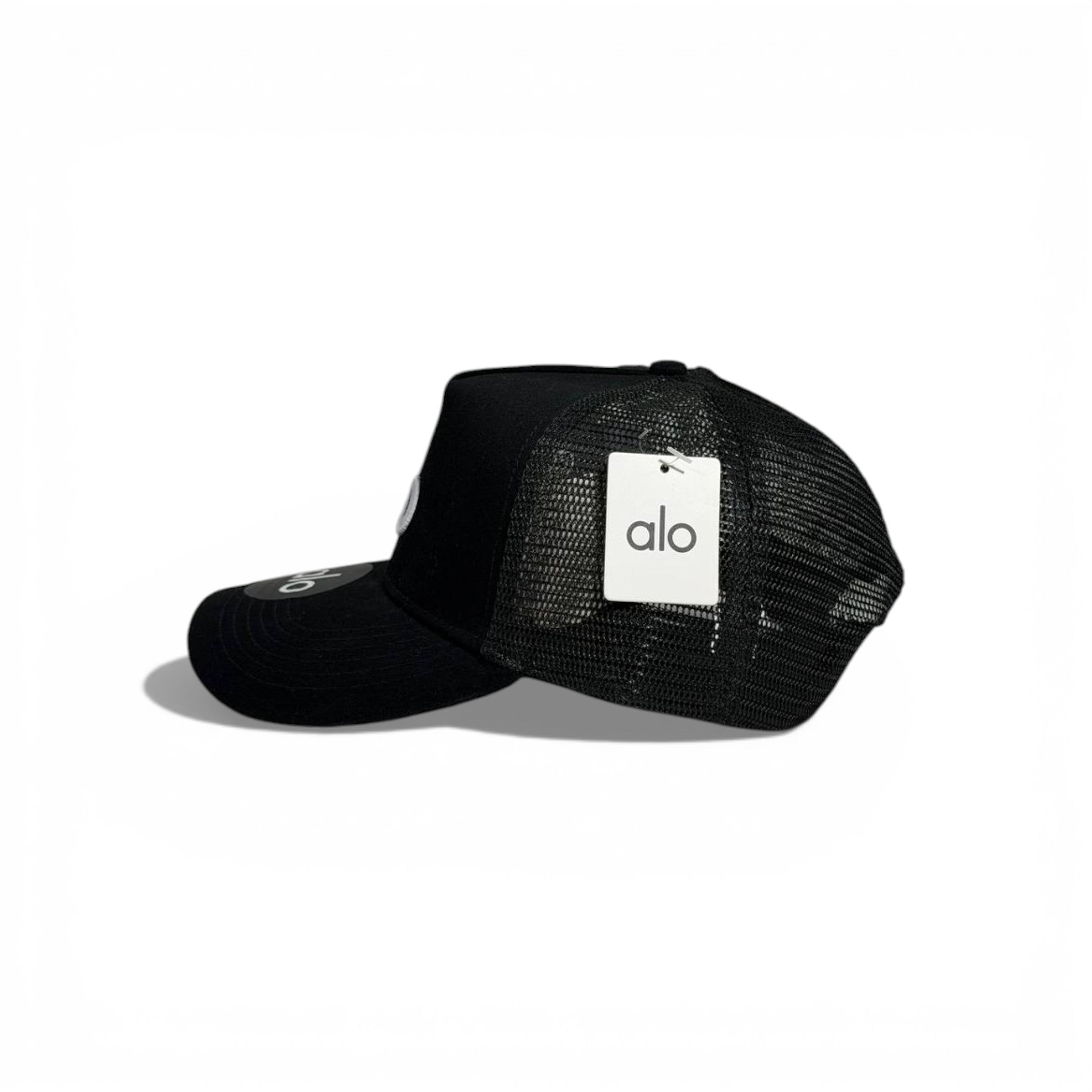 π€ ALO Black Mesh Logo Cap π§’β¨