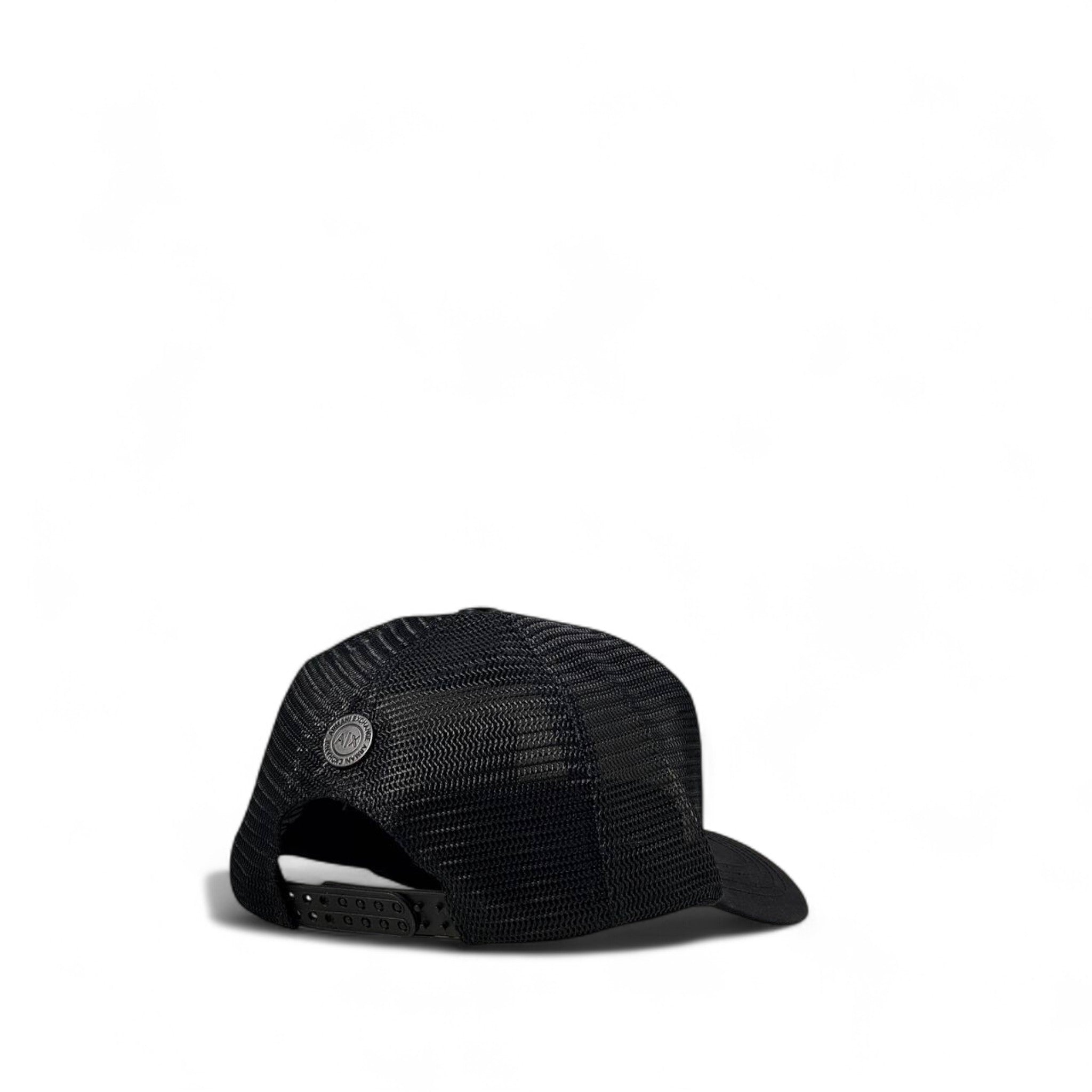 π€ Armani Exchange A|X Black Trucker Cap β Minimalist Elegance π§’