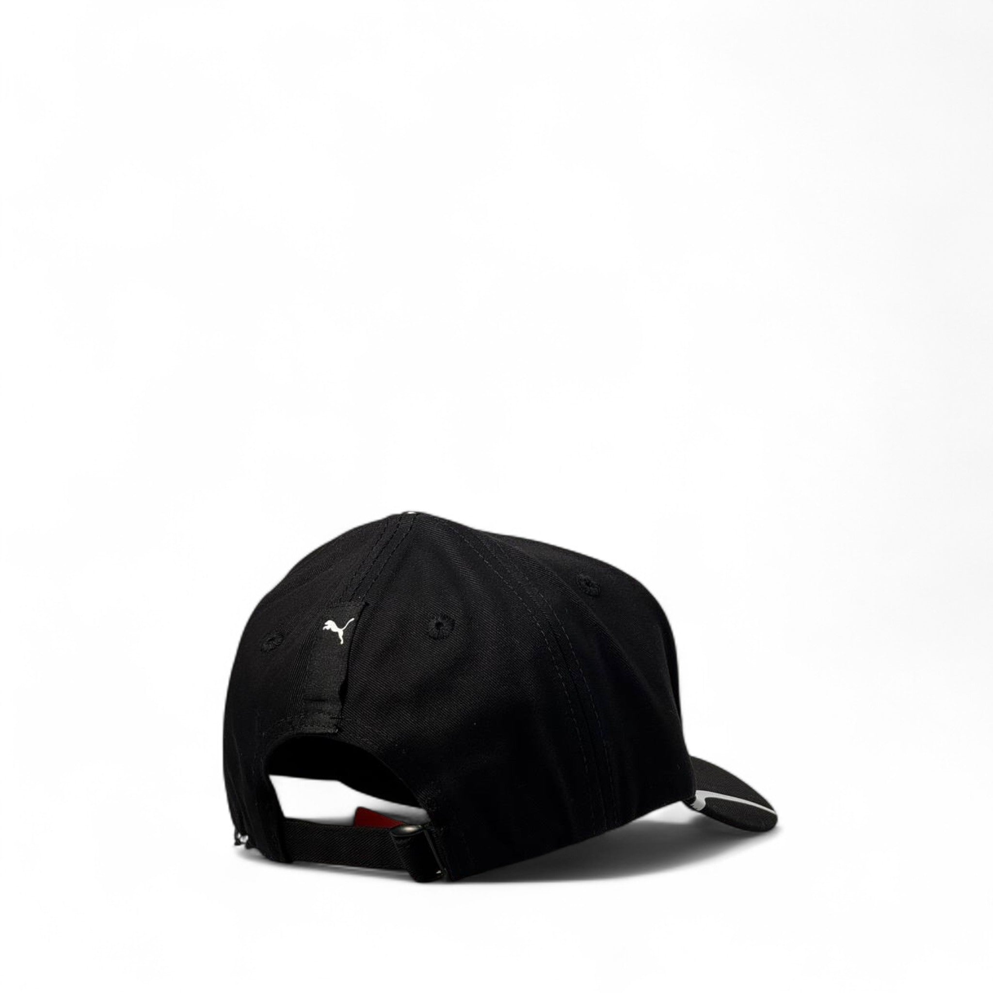🖤 Ferrari Black Racing Cap – Scuderia Shield Edition 🧢🏎️