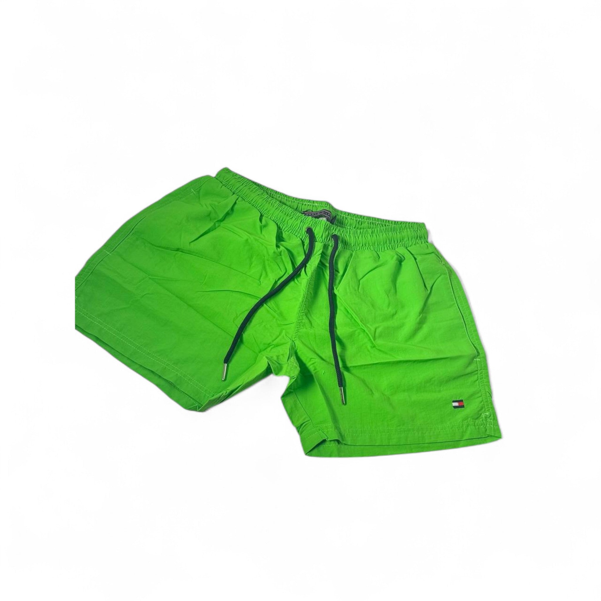 π Tommy Hilfiger Neon Green Swim Shorts β Bold, Bright & Beach-Ready