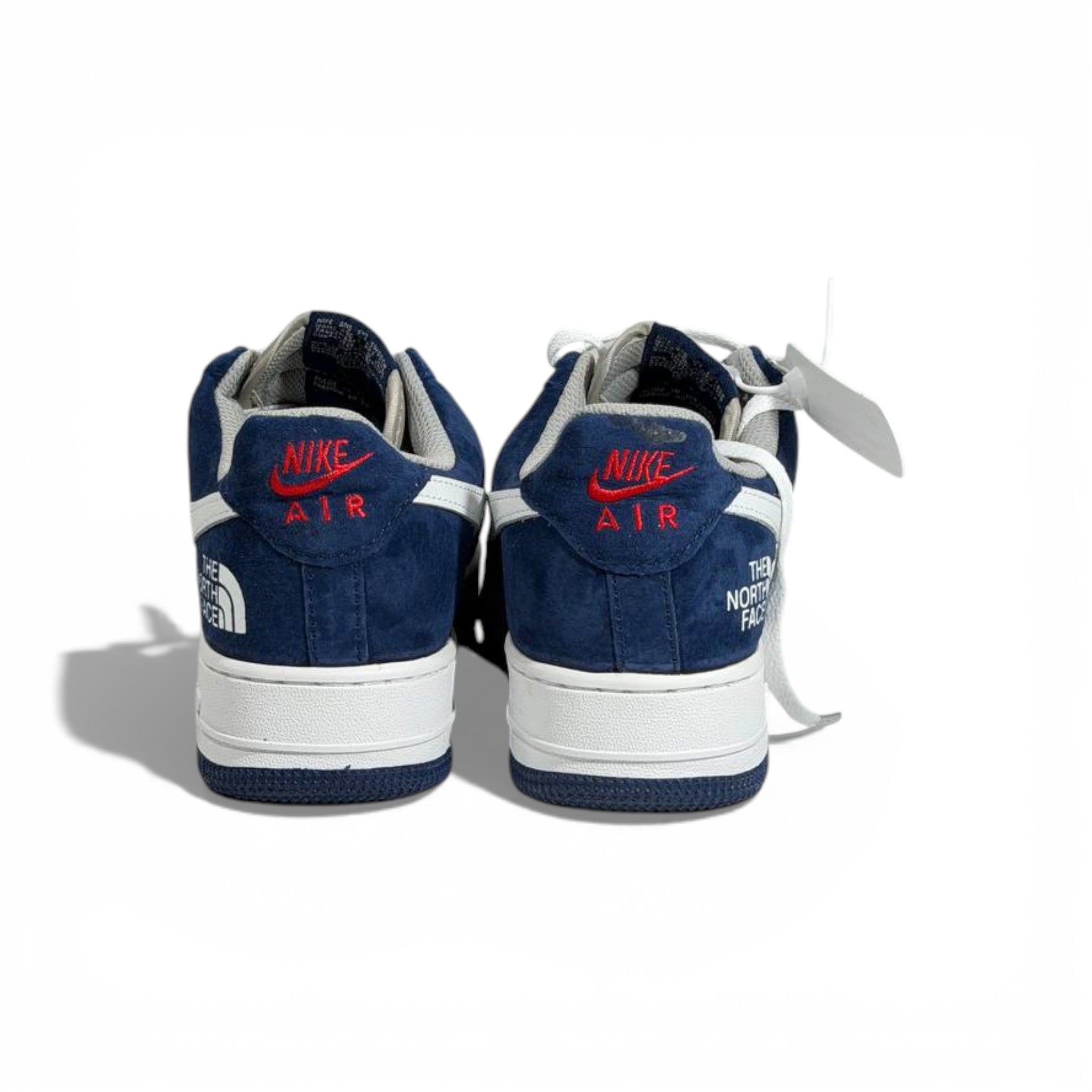 ๐๐ฅ Nike Air Force 1 x The North Face โ Navy & Grey Streetwear Edition ๐๐ค