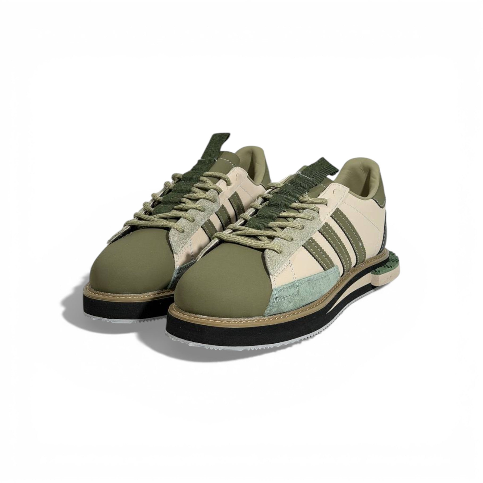 ๐๐ฟ Adidas Original Low Sneakers โ Olive & Beige Outdoor Street Style ๐โจ