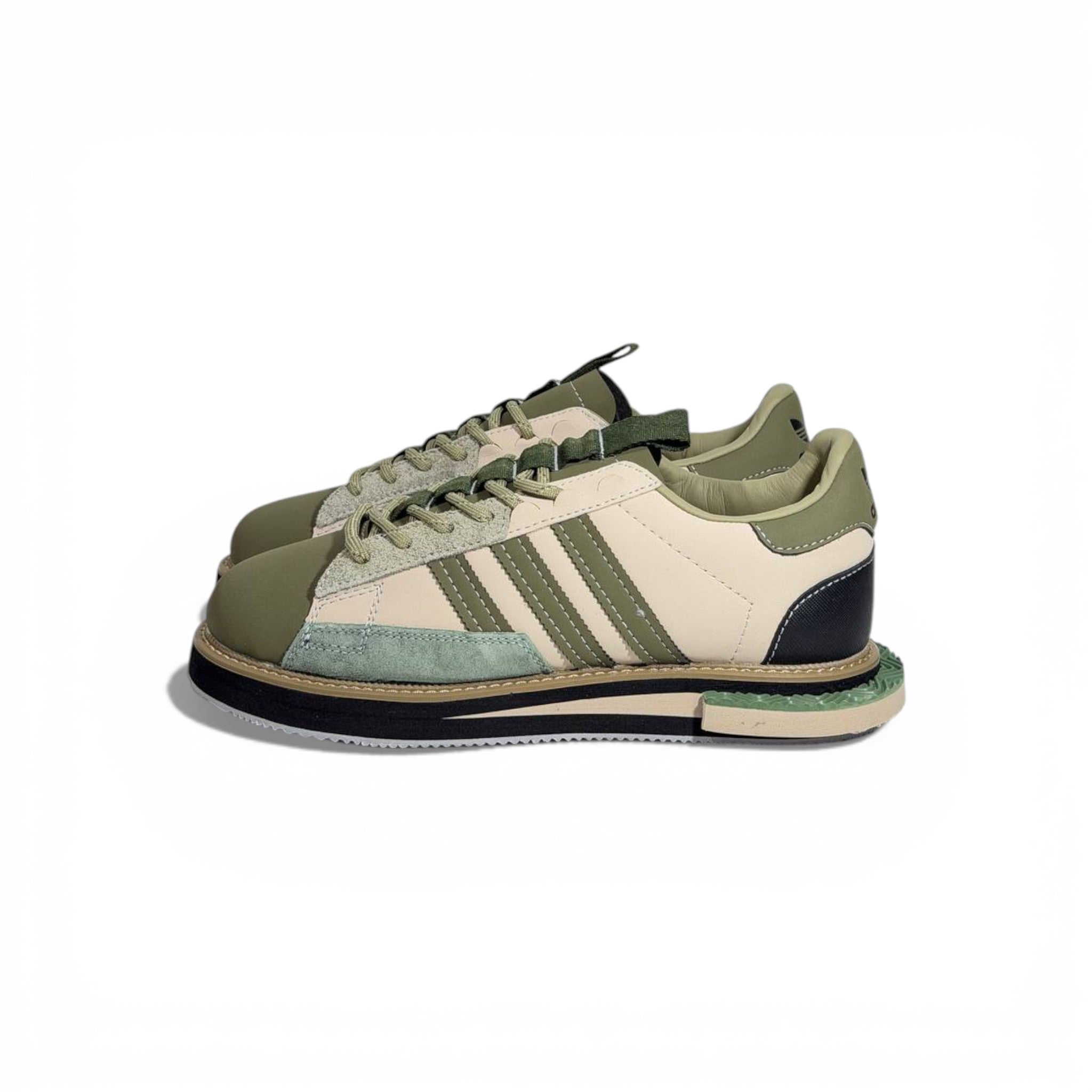 ๐๐ฟ Adidas Original Low Sneakers โ Olive & Beige Outdoor Street Style ๐โจ