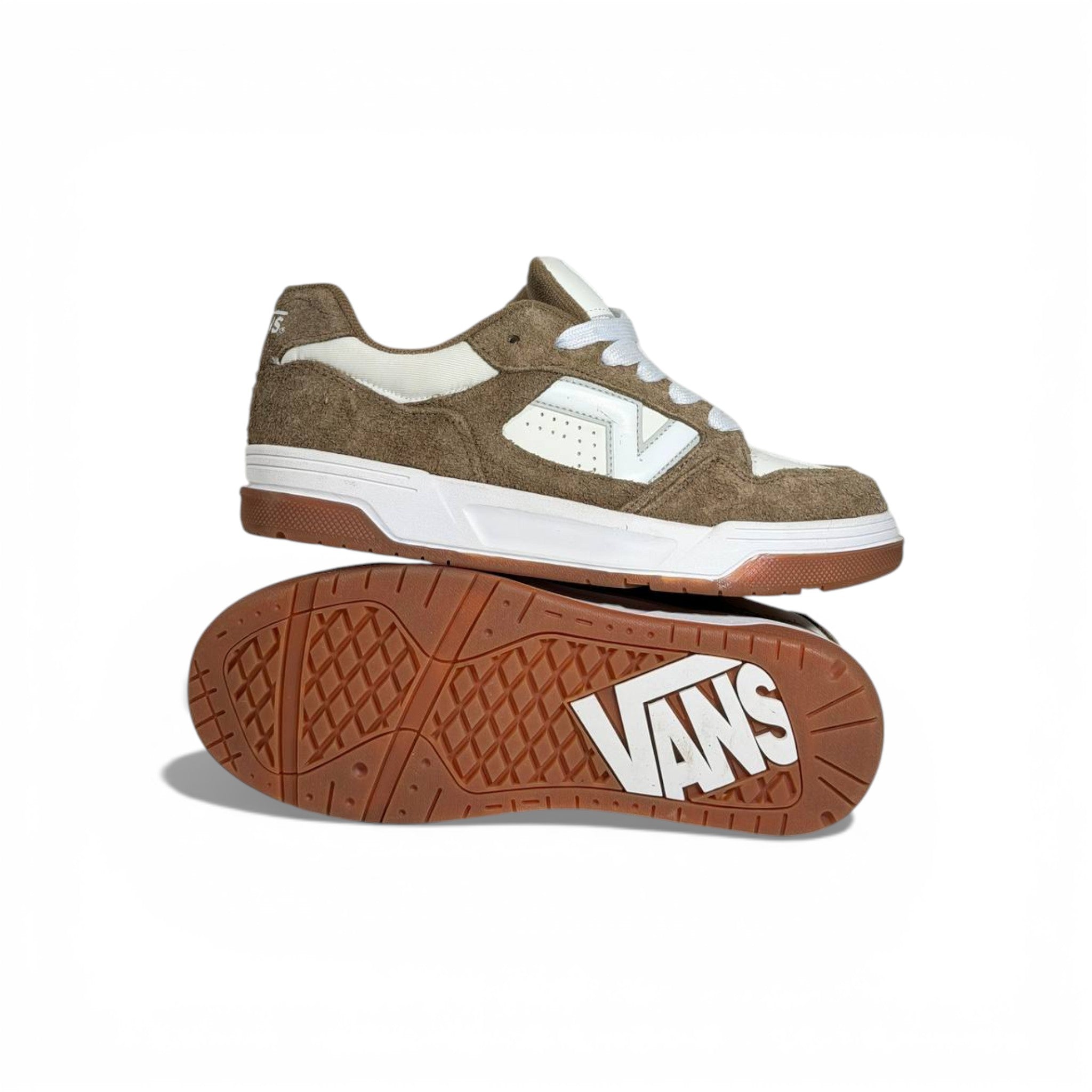 ππ₯ Vans Low-Top Sneakers β Brown Suede & White Classic Street Style π€π€