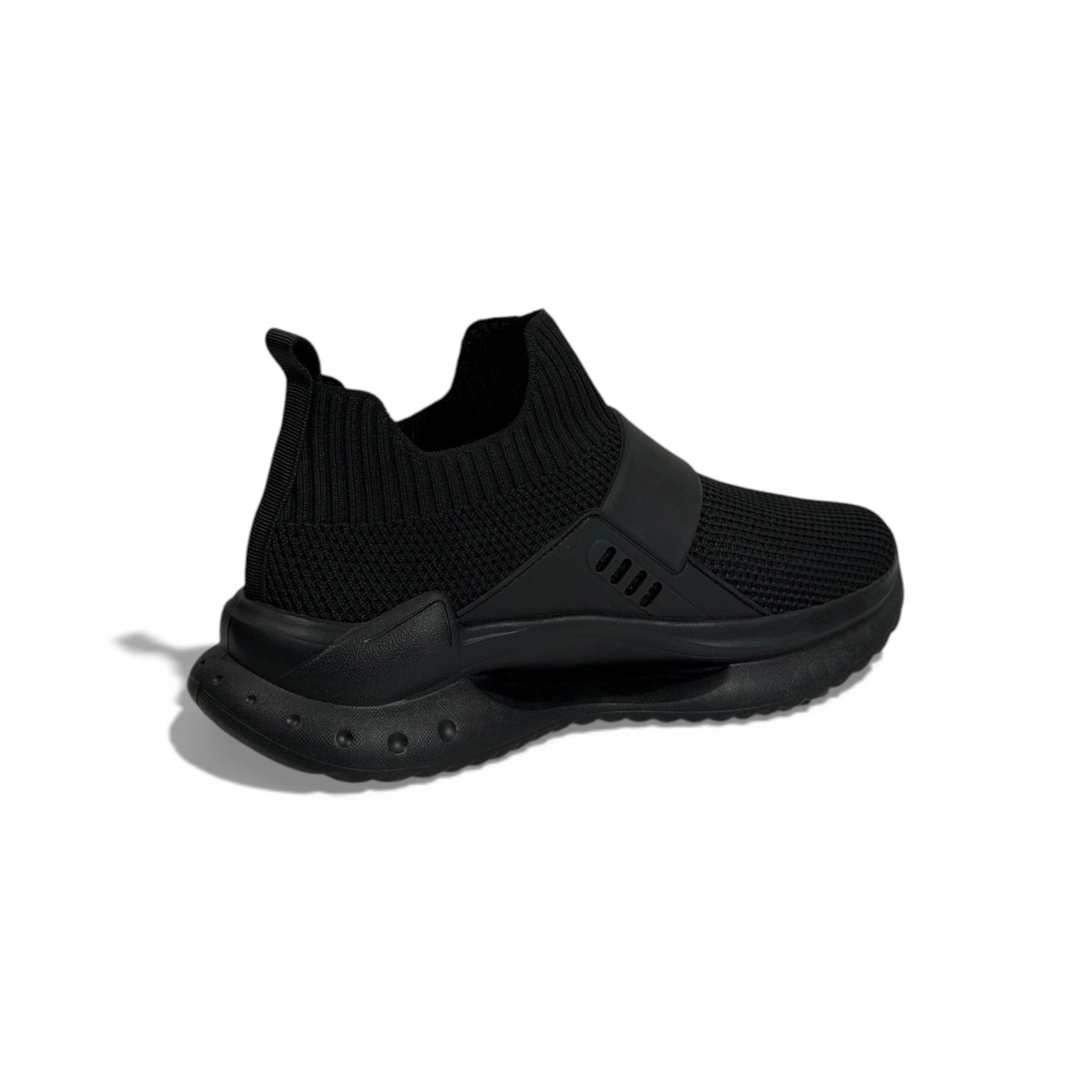 🖤✨ Moncler Luxury Slip-On Sneakers – All-Black Knit Modern Style 👟🔥