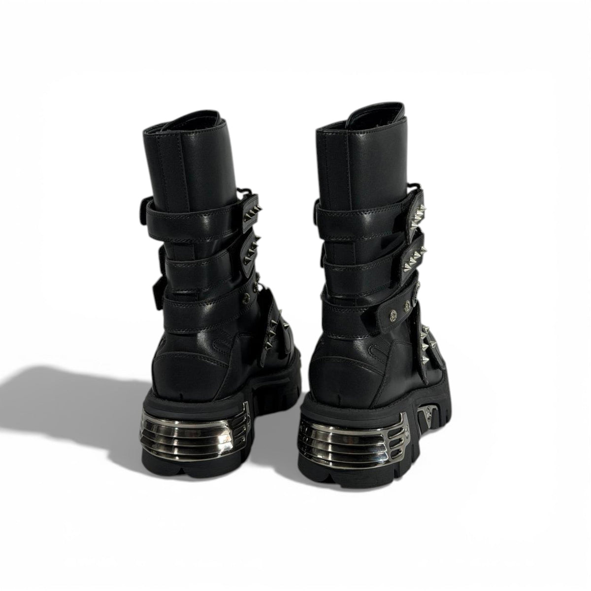 🖤🔥 NEW ROCK Studded Platform Combat Boots