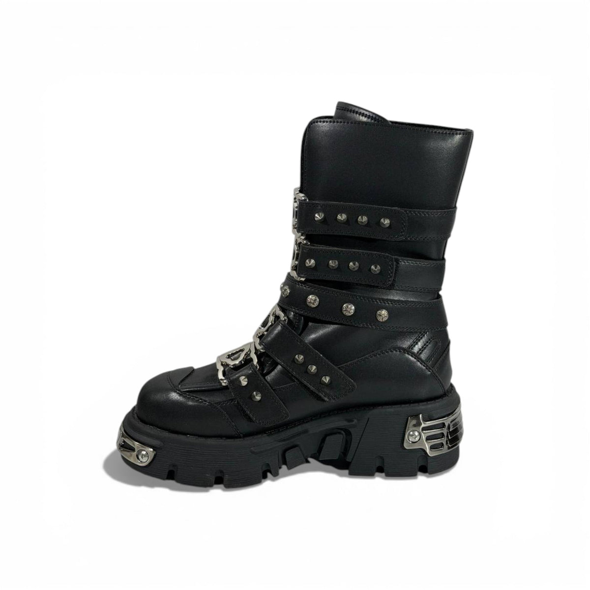 🖤🔥 NEW ROCK Studded Platform Combat Boots