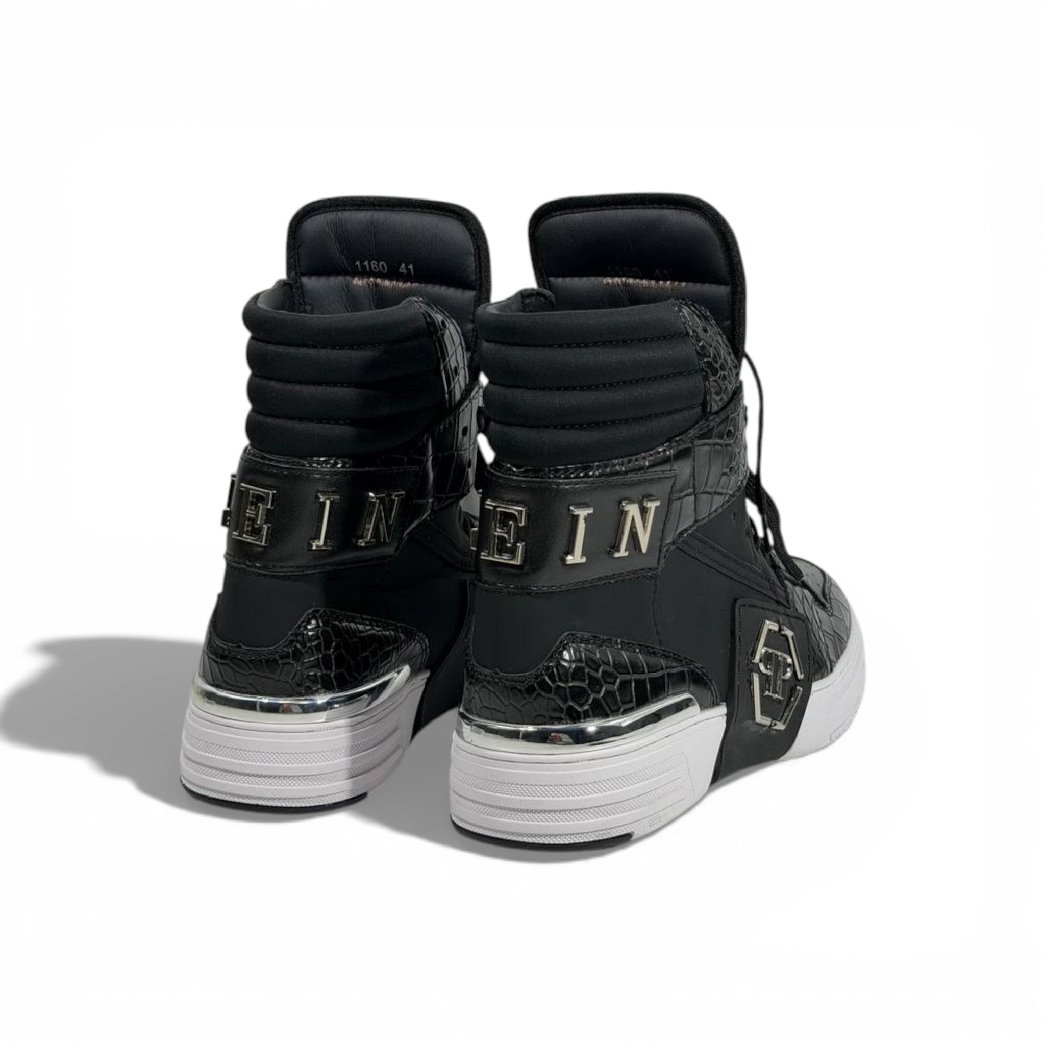 π Philipp Plein All-Black High-Top Sneakers β Iconic Luxury π€π₯