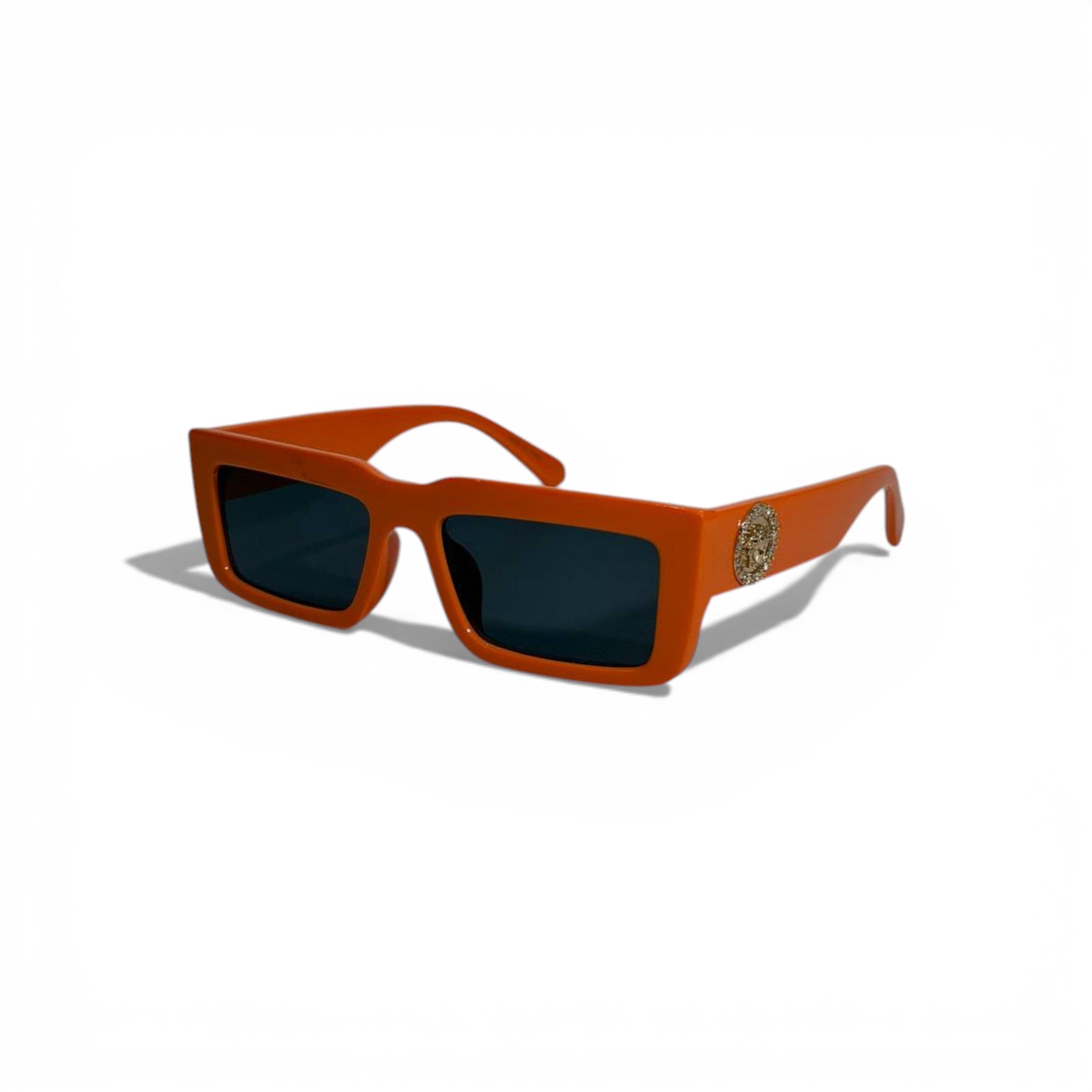 Versace Rectangular Sunglasses β Orange Bold Luxury Statement πΆοΈπ§‘