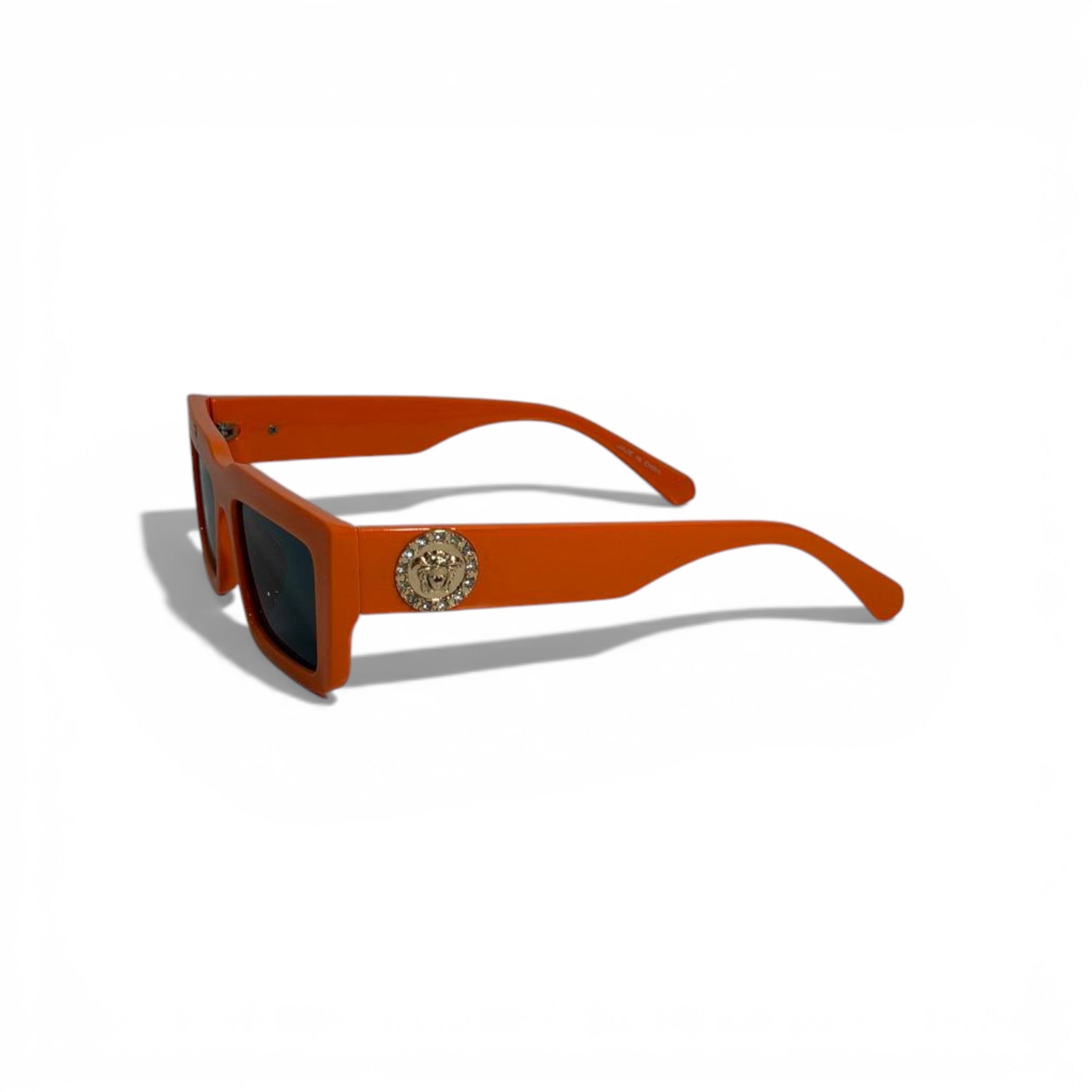 Versace Rectangular Sunglasses β Orange Bold Luxury Statement πΆοΈπ§‘