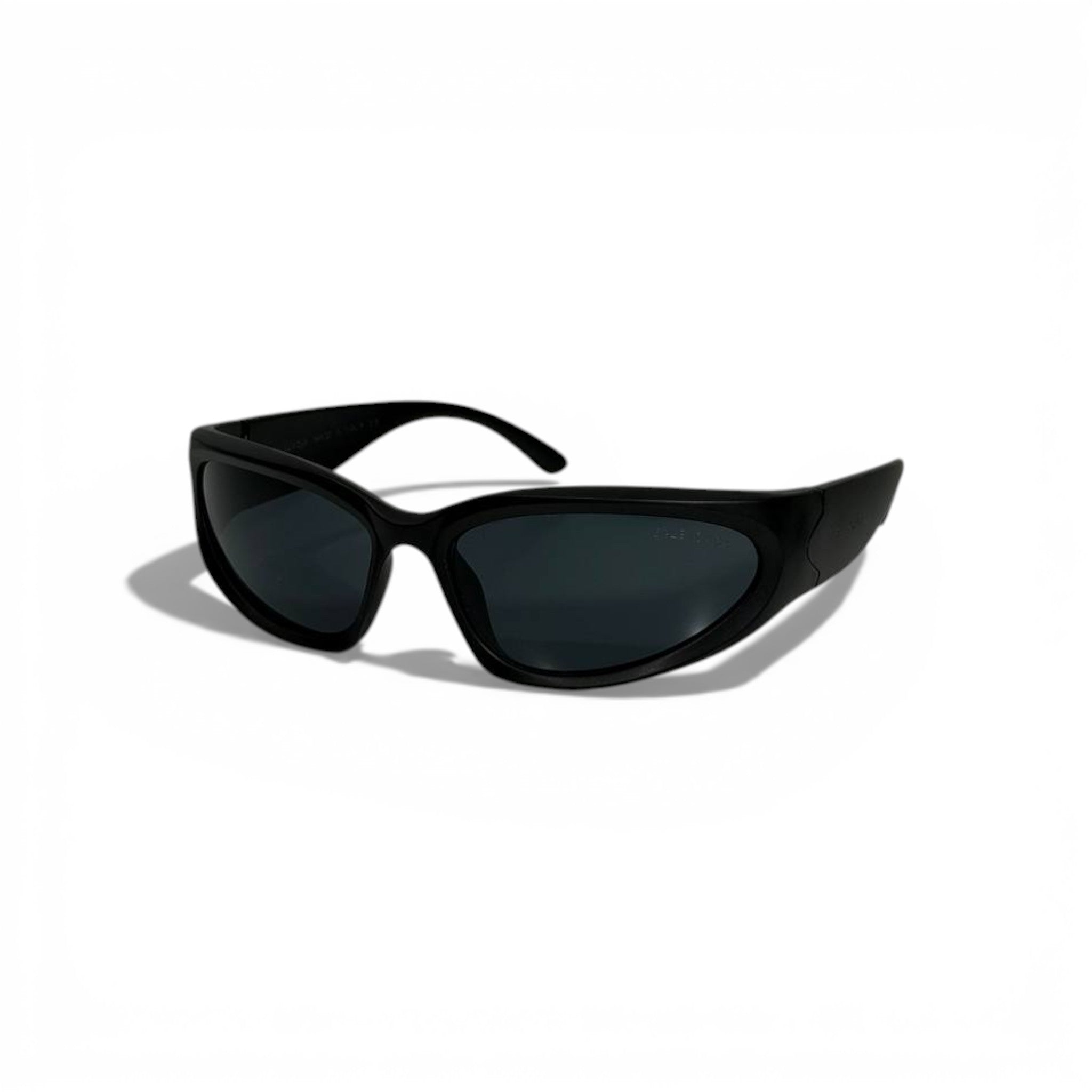 Balenciaga Wrap Sunglasses – Black Futuristic Edge 🕶️✨