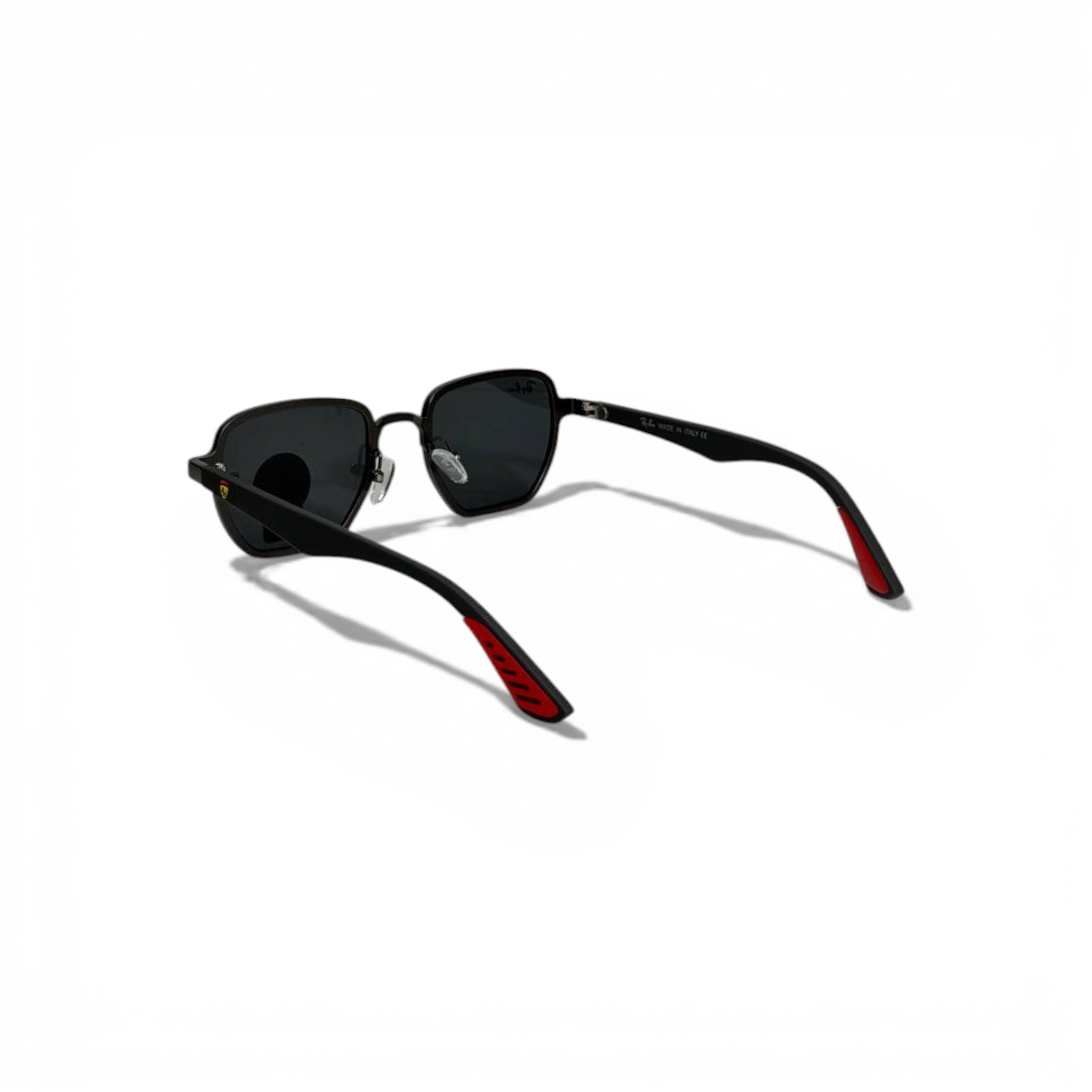 Ray-Ban Ferrari Square Polarized Sunglasses Black Sport Luxury π€ποΈπ