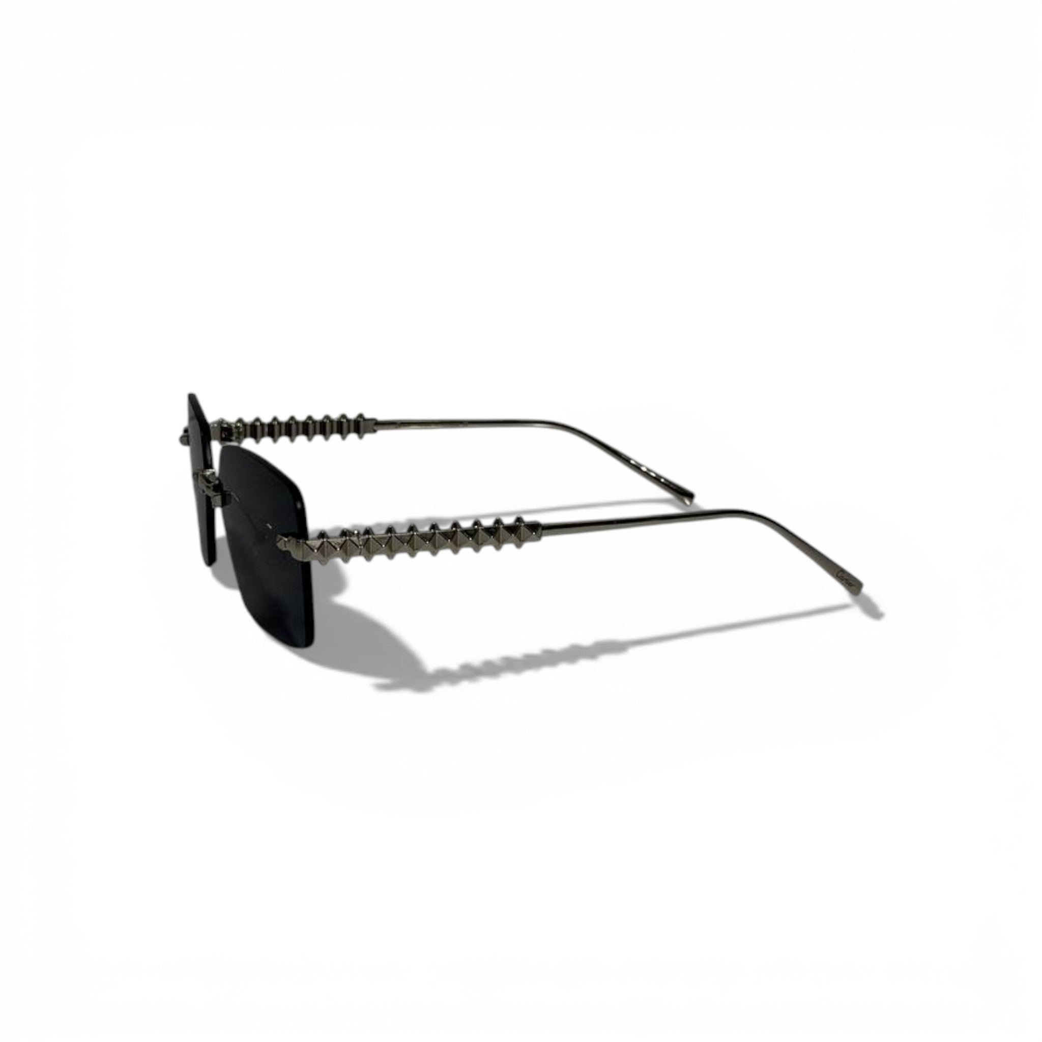 Cartier Rimless Studded Sunglasses Black Luxury Statement π€β¨π
