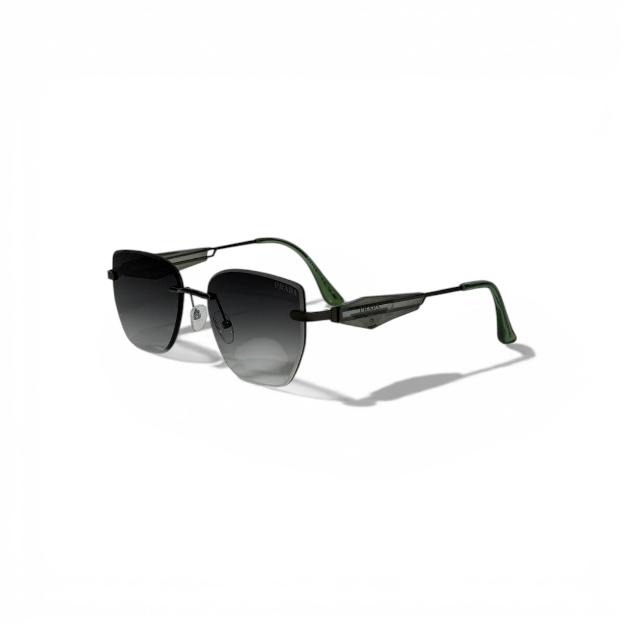 Prada Geometric Sunglasses Gradient Lenses Modern Luxury πΆοΈππ€β¨