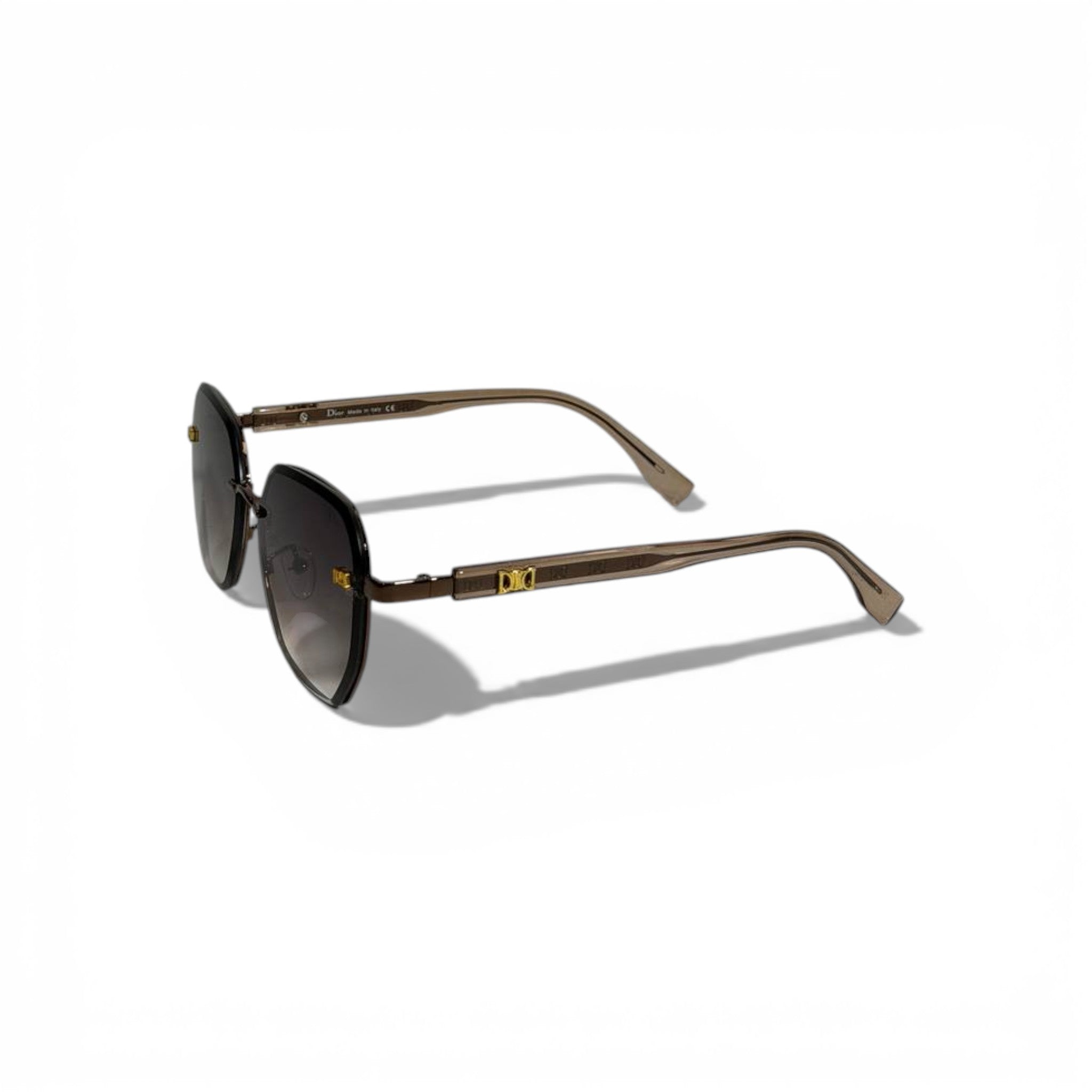 š¤ DIOR Square Sunglasses ā Grey Gradient Lenses & Gold Logo Details | Luxury Designer Eyewear š¤