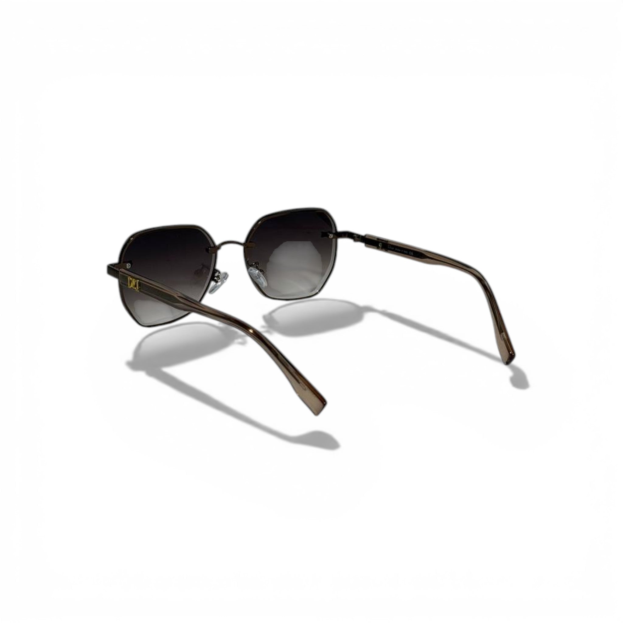 š¤ DIOR Square Sunglasses ā Grey Gradient Lenses & Gold Logo Details | Luxury Designer Eyewear š¤