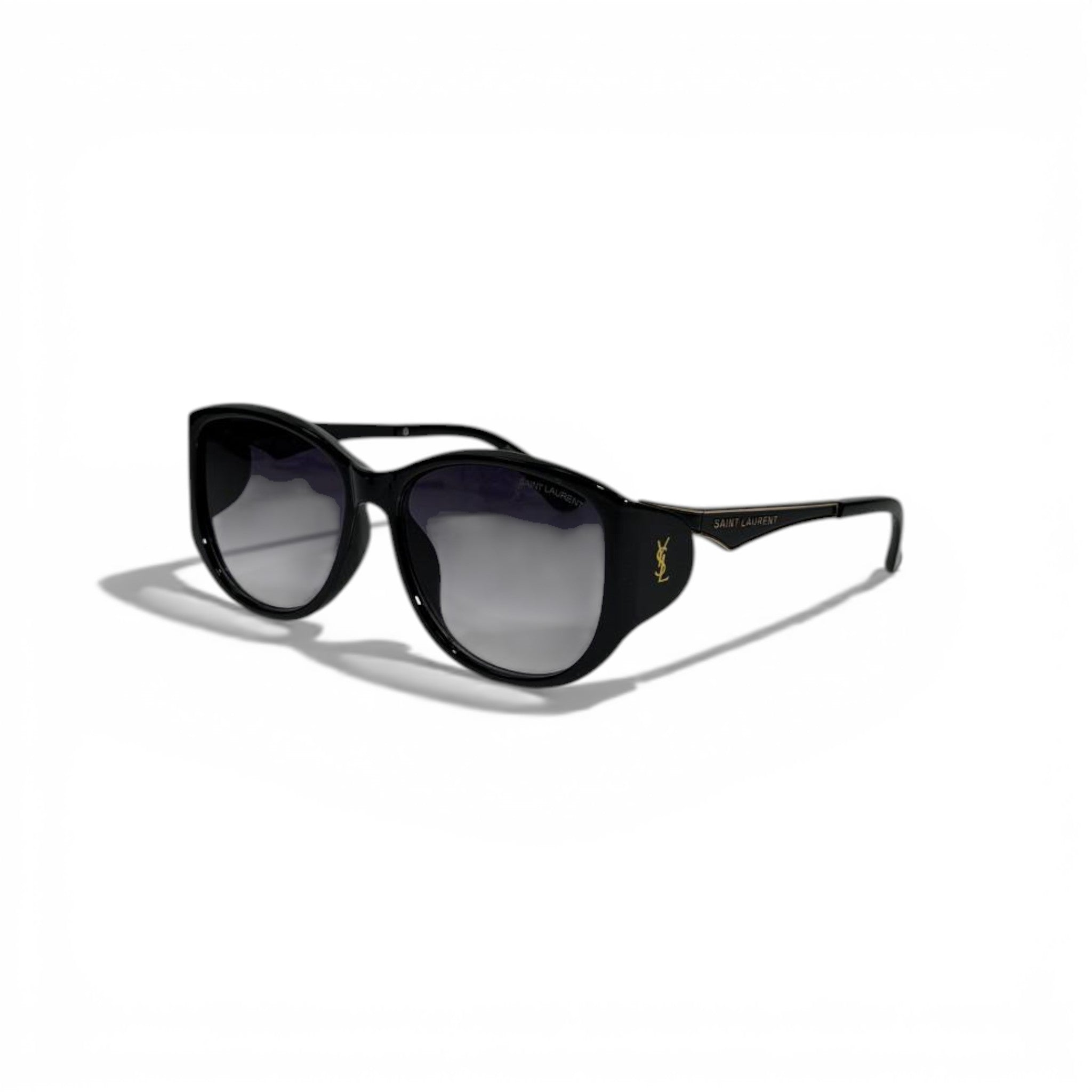 🕶️ Saint Laurent Luxury Black Oversized Sunglasses – Iconic YSL Logo | Timeless Designer Eyewear