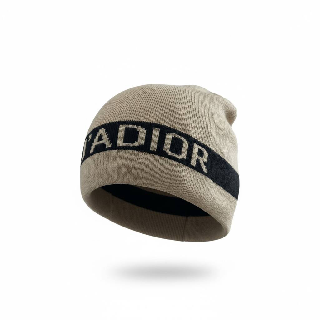 ✨ Dior Signature Knit Beanie – Luxury Winter Essential ❄️🧢