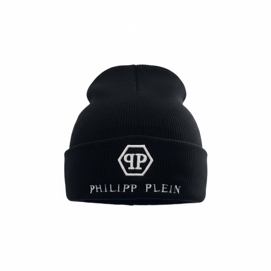 Philipp Plein Signature Knit Beanie – Luxury Winter Essential ❄️🖤