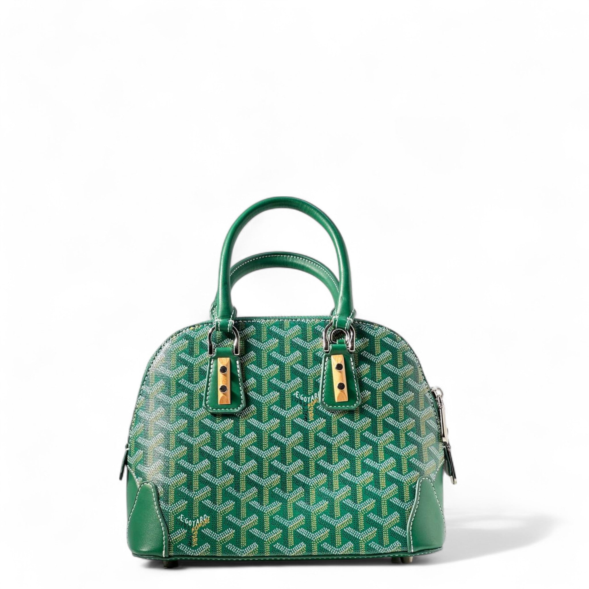 Goyard Green Mini Bowling Bag ๐พ๐ โ Timeless Parisian Elegance