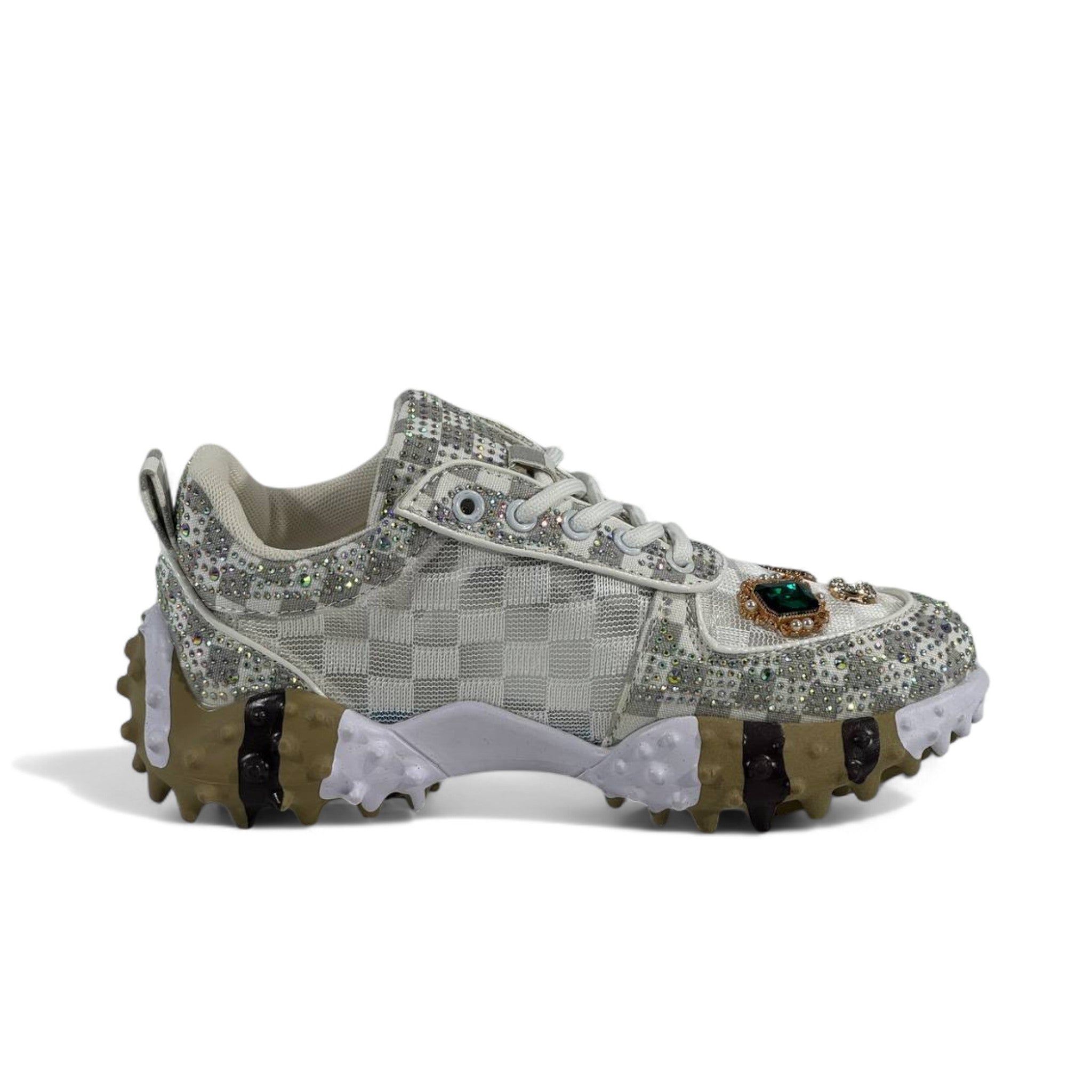 β¨ Gucci Gem-Embellished Chunky Sneakers ππ β Luxury Statement Footwear