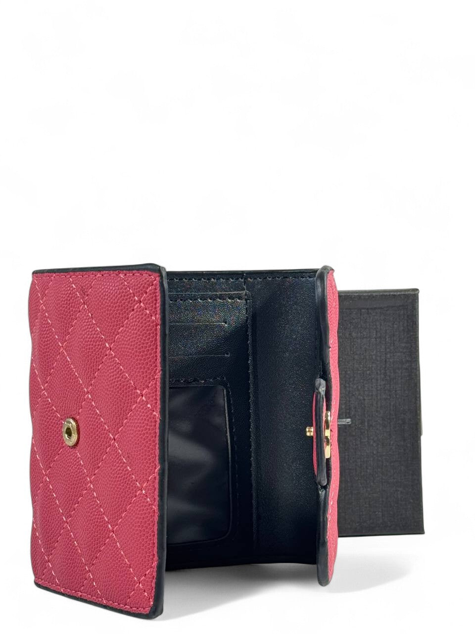 Chanel Quilted Pink Caviar Leather Wallet – Feminine Luxury