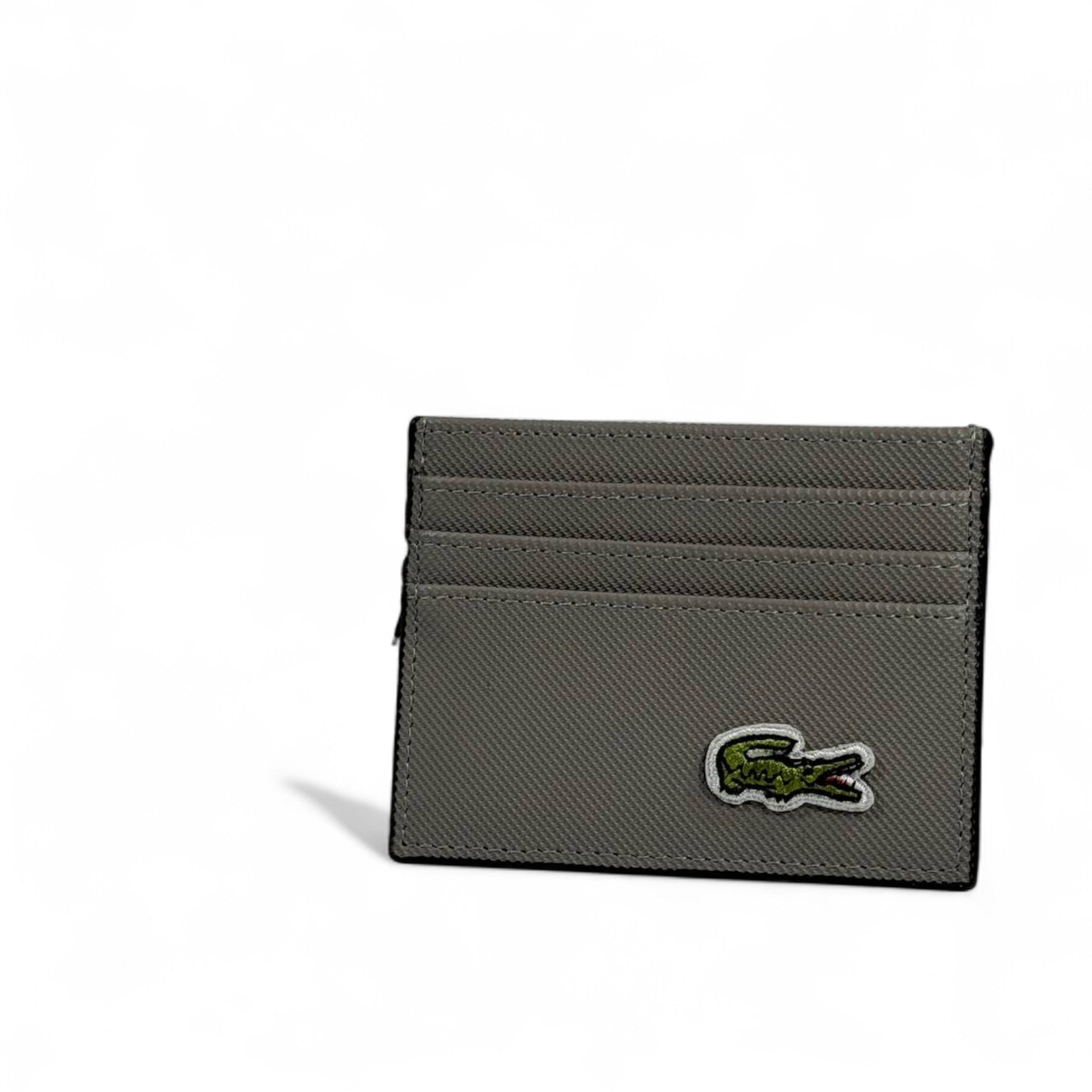 Lacoste Grey Card Holder β Sleek Minimalism