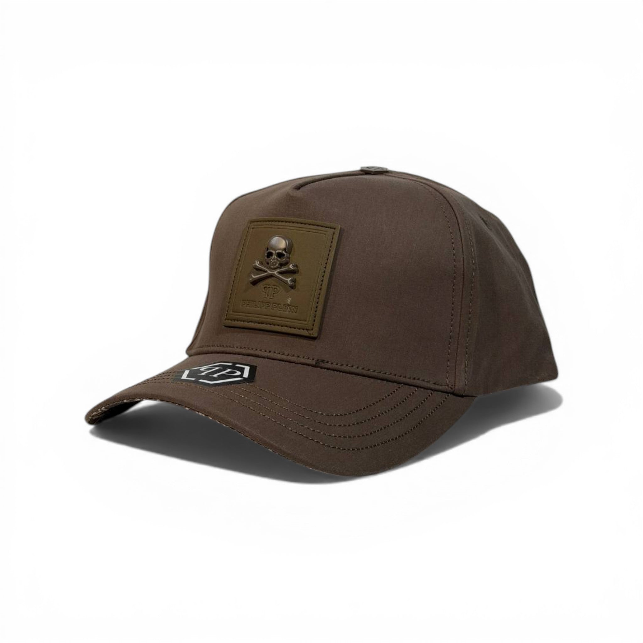 Philipp Plein Skull Icon Cap Mocha Brown Edition π§’π€πβ¨