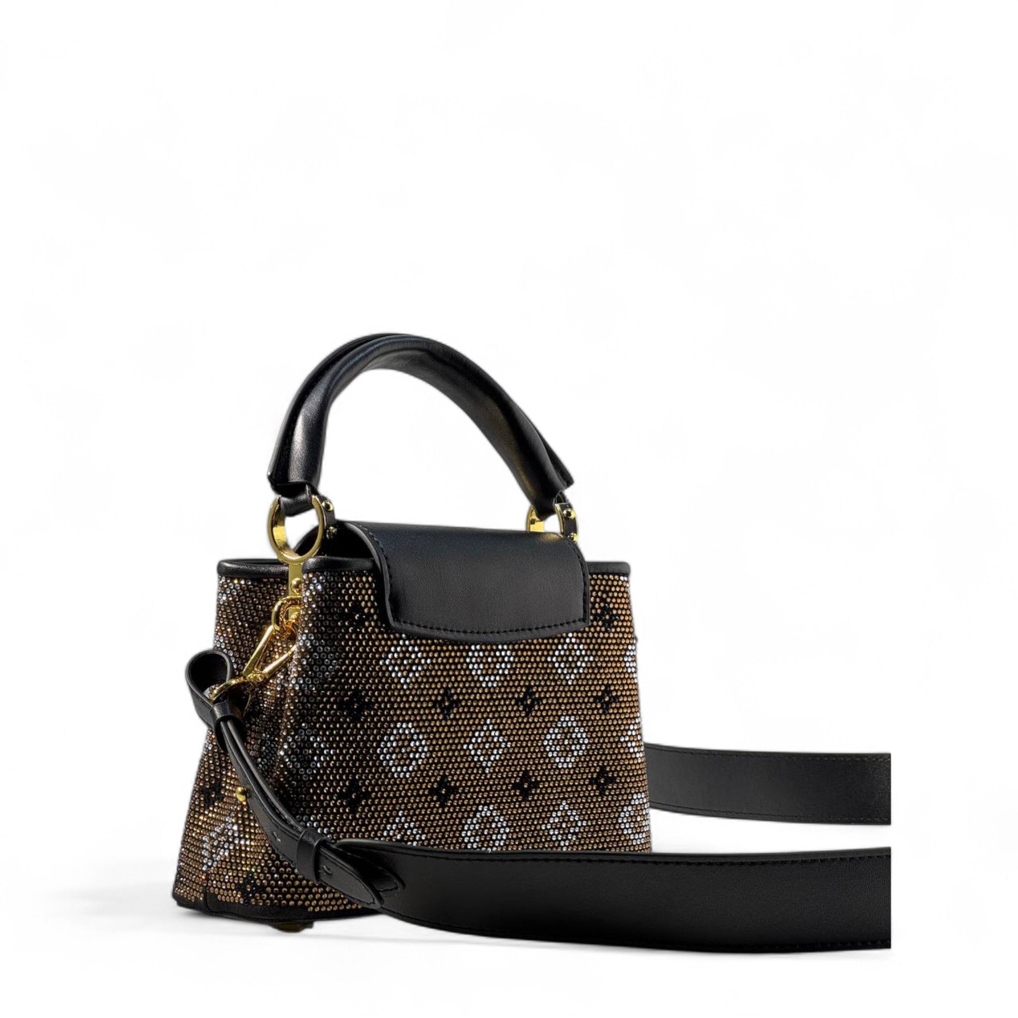 Louis Vuitton Crystal Monogram Top Handle Bag β¨π