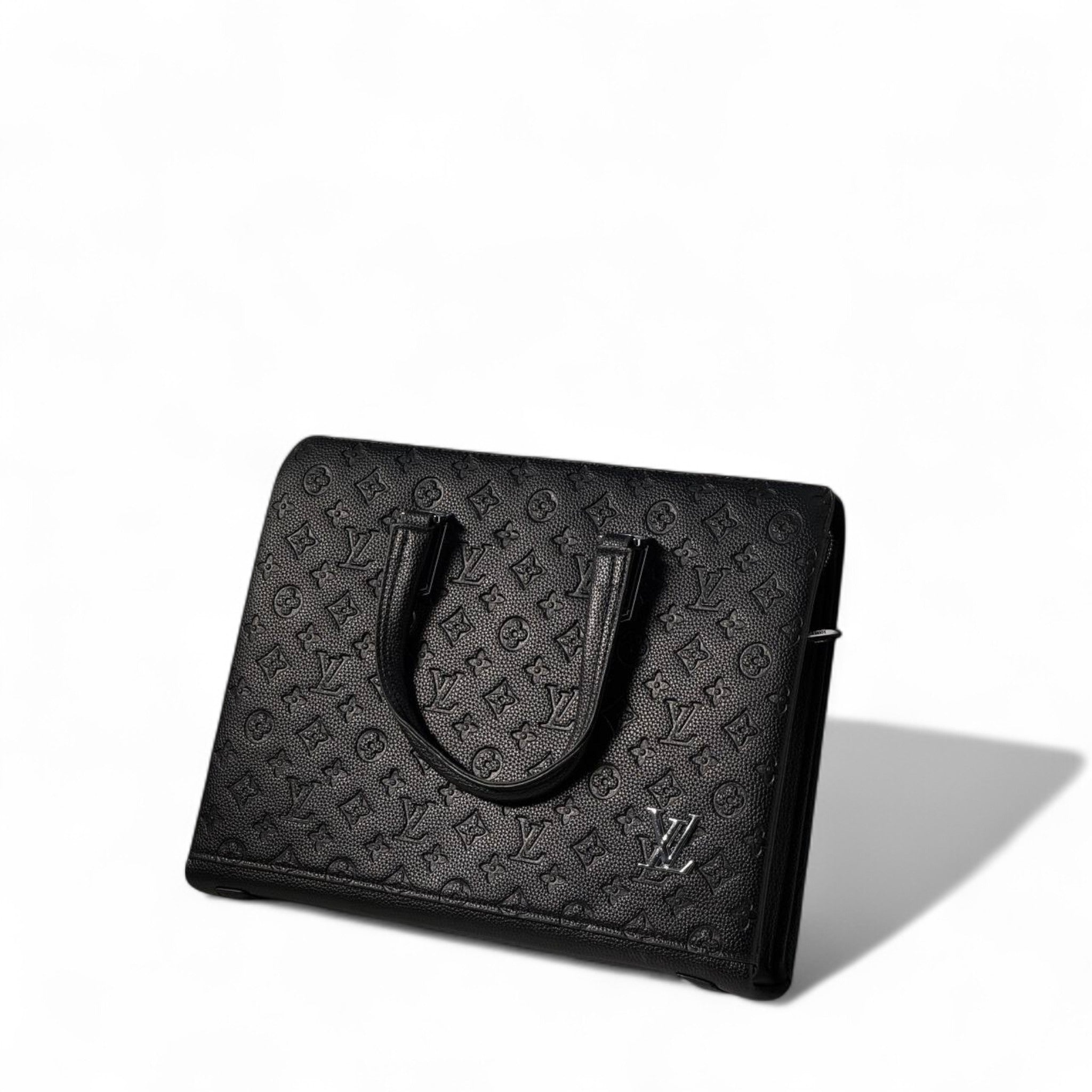 Louis Vuitton Black Monogram Leather Briefcase β Executive Style π€πΌ
