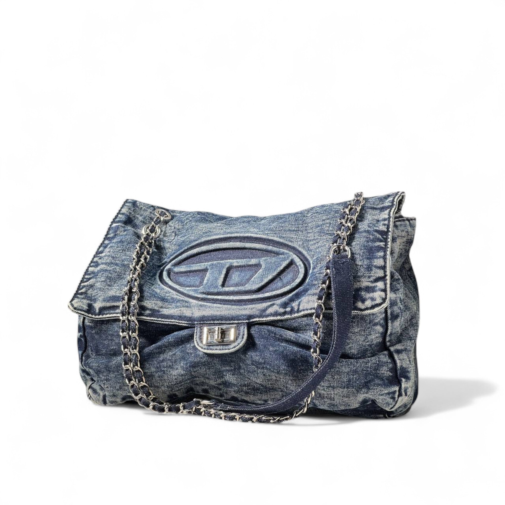 đź‘– Diesel Denim Chain Bag | Bold Streetwear Energy