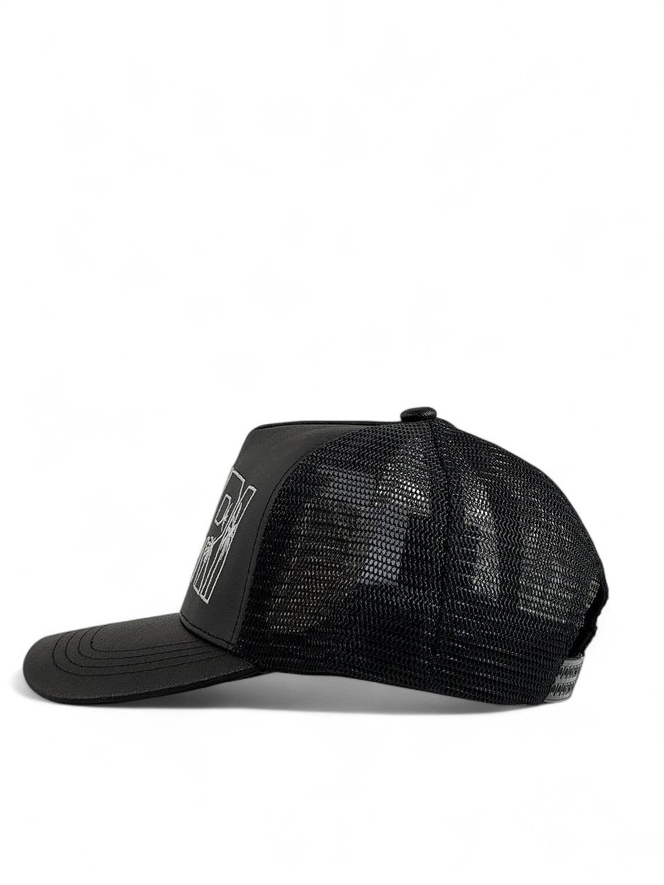 Amiri Black Trucker Cap π΄β¨ | Palm Tree Embroidery | Luxury Streetwear Hat π€