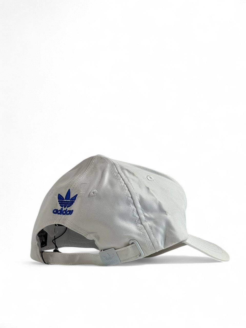Adidas White & Blue Trefoil Cap β Classic Heritage Streetwear