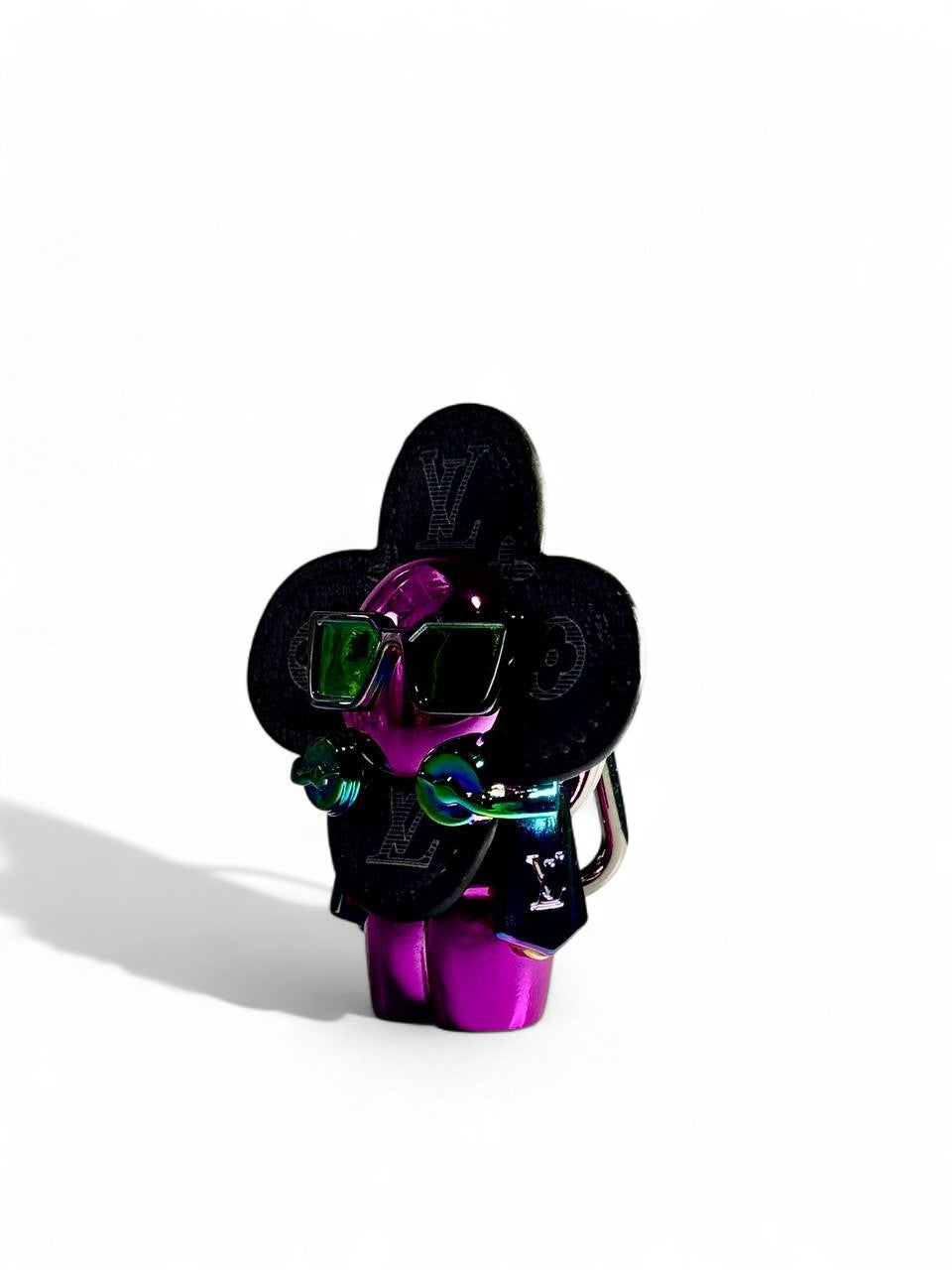 πΆοΈ Louis Vuitton Vivienne Black Monogram Keychain β Limited Edition Cool Charm πβ¨