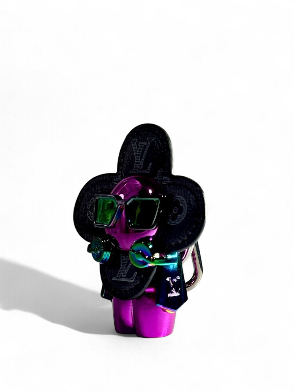 πΆοΈ Louis Vuitton Vivienne Black Monogram Keychain β Limited Edition Cool Charm πβ¨
