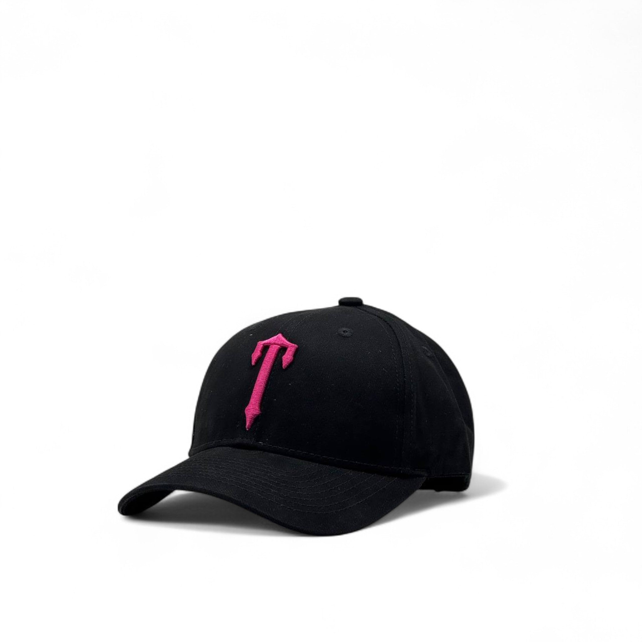 Trapstar Black Cap π€π― β Bold βTβ Logo Edition