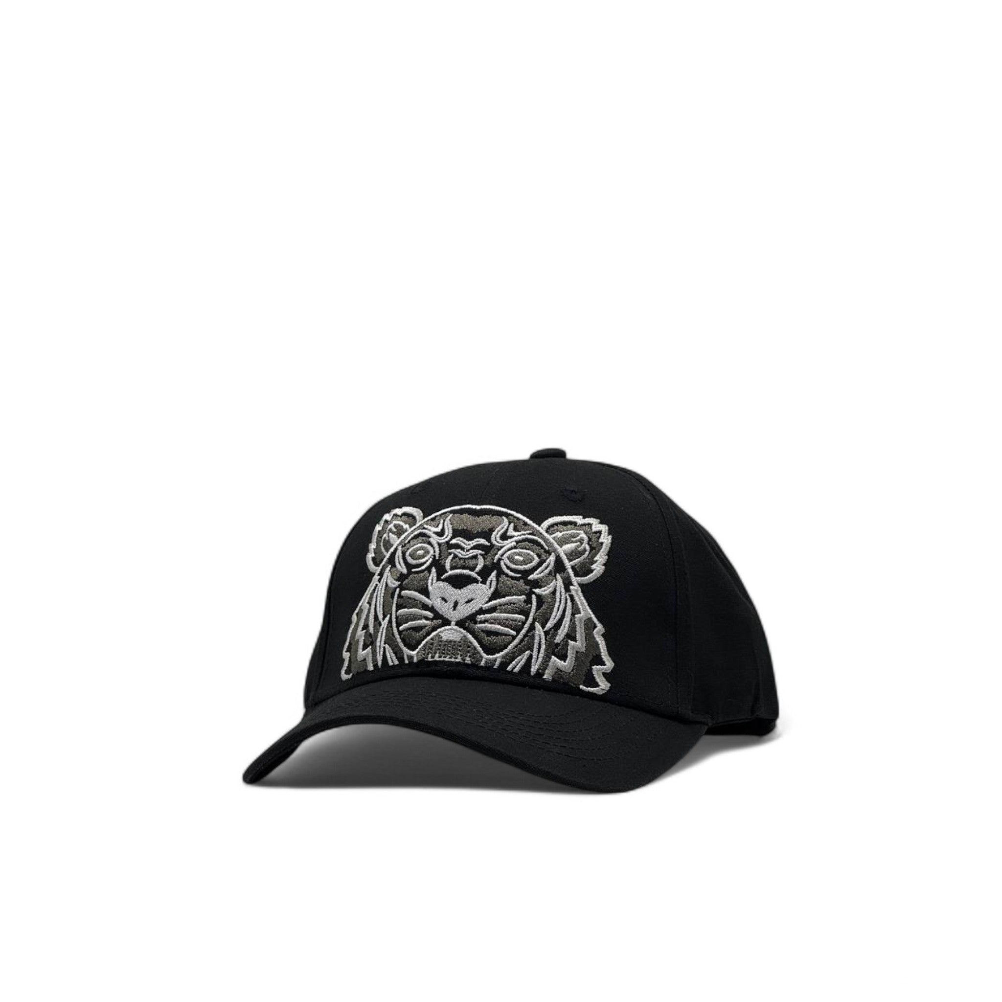 Kenzo Black Tiger Cap – Sleek Jungle Royalty