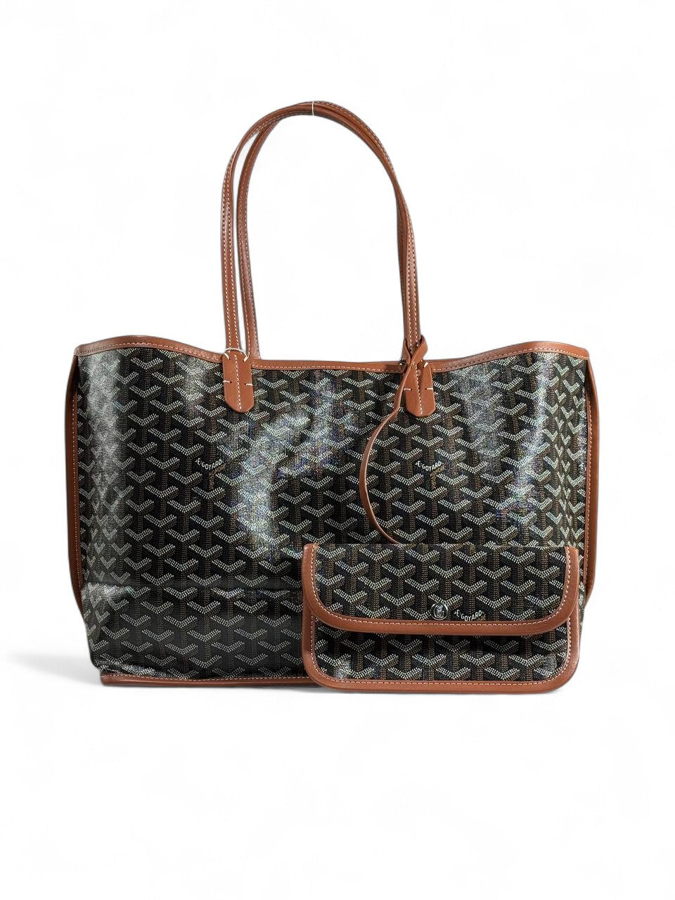 π€ Goyard Saint Louis GM Tote Bag β Black & Brown Trim | Luxury Icon β¨