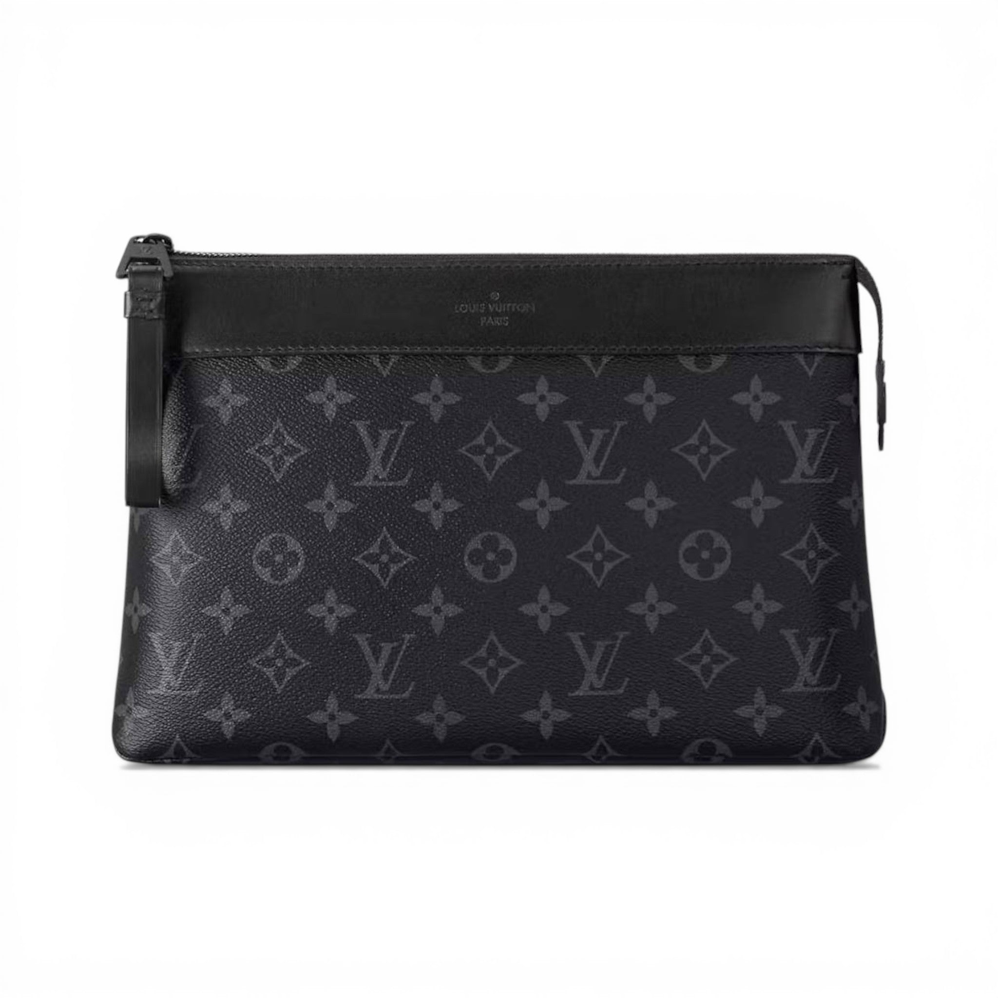 Louis Vuitton Black Monogram Wristlet Pouch Premium Edition π€πβ¨