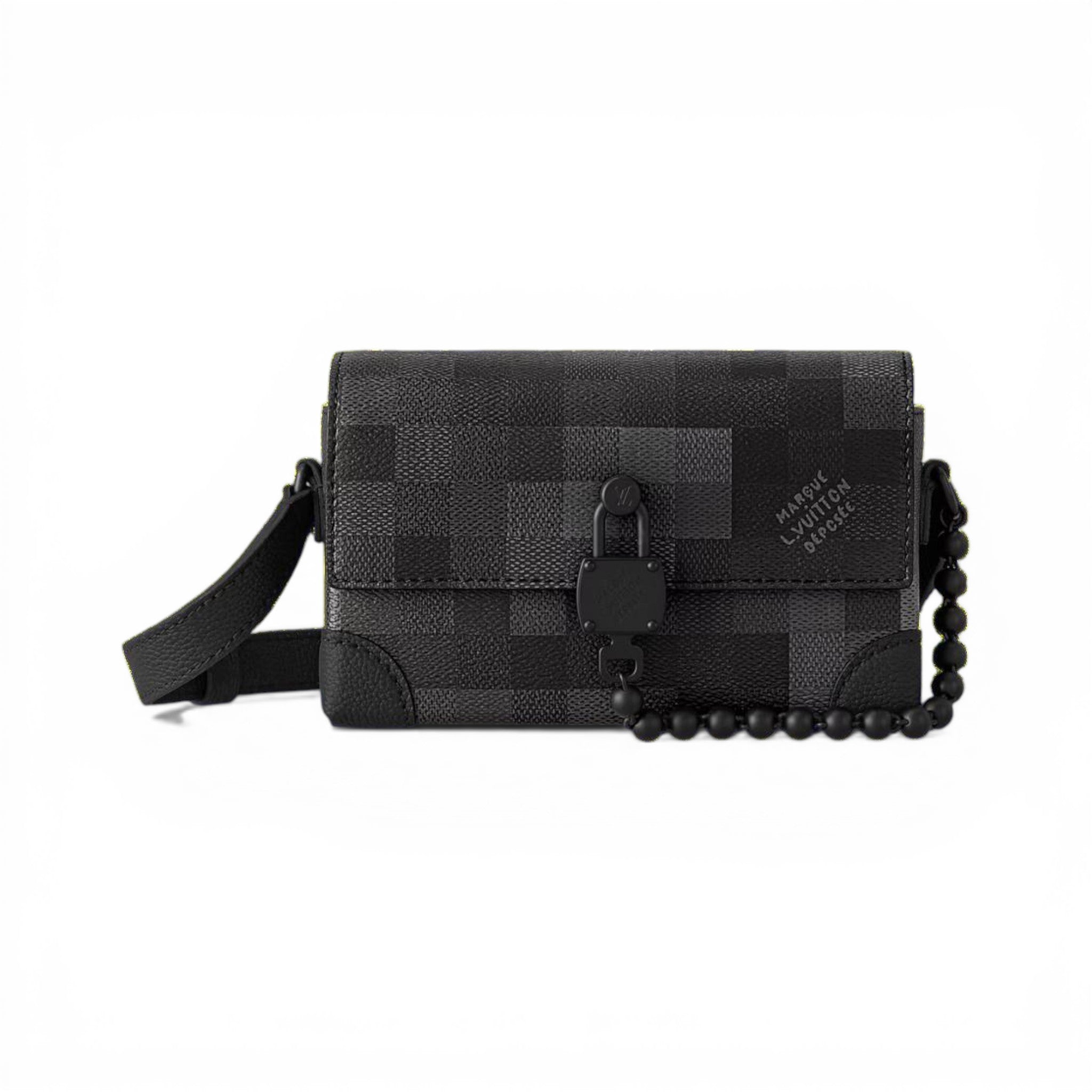 Louis Vuitton Damier Graphite Mini Crossbody Bag 🖤✨🔒