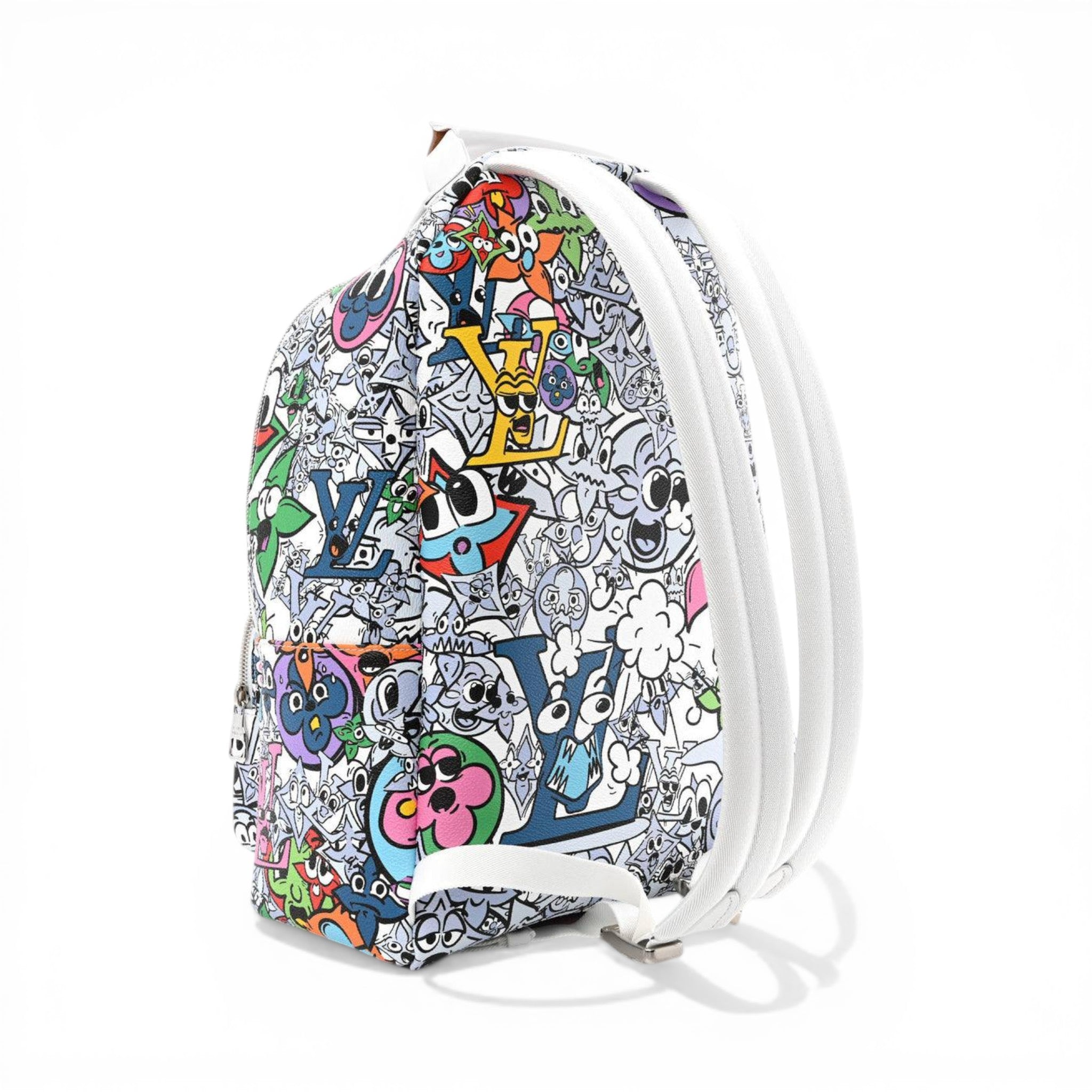 Louis Vuitton Graffiti Cartoon Backpack ๐๐โจ