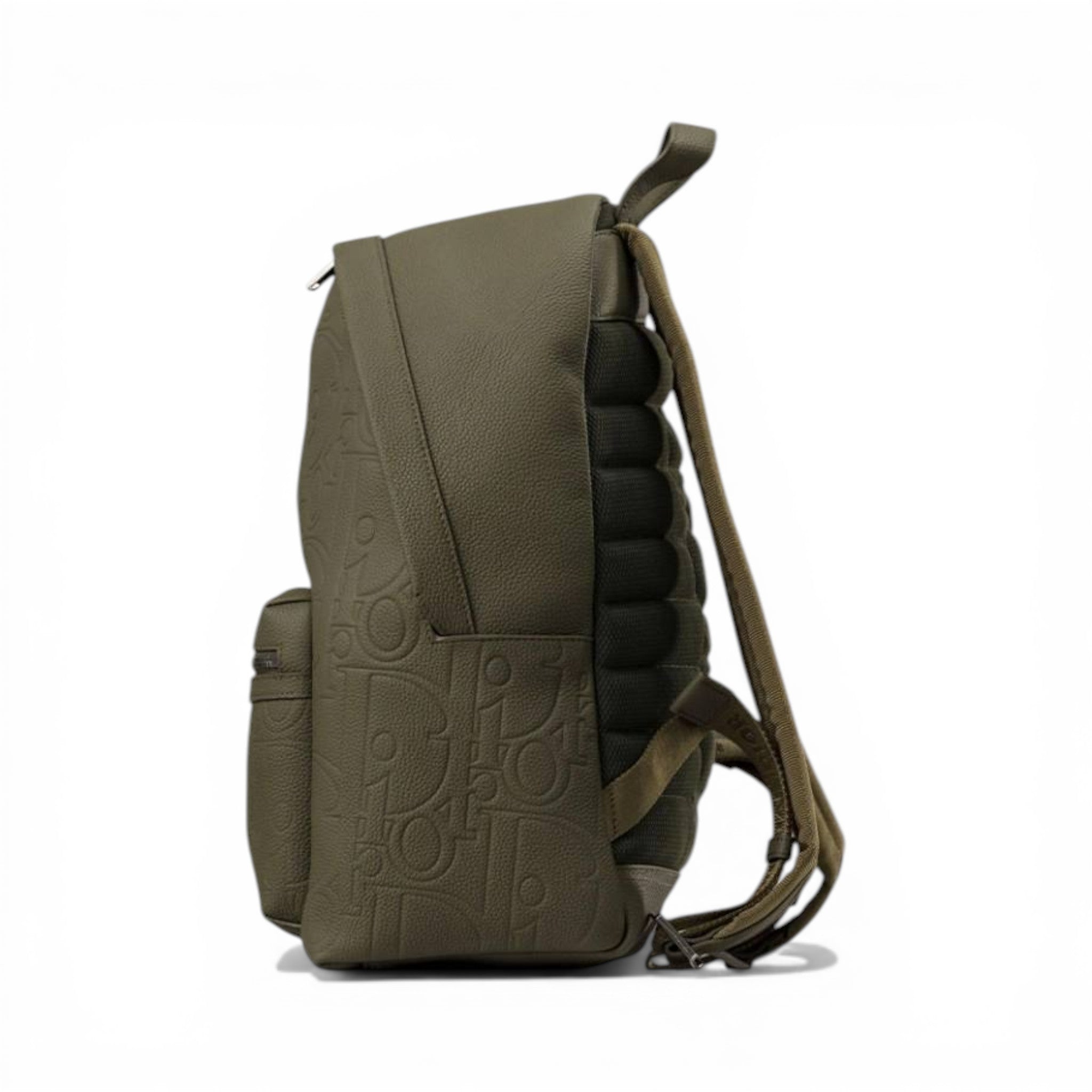 Dior Oblique Embossed Olive Luxury Backpack 🎒🫒✨
