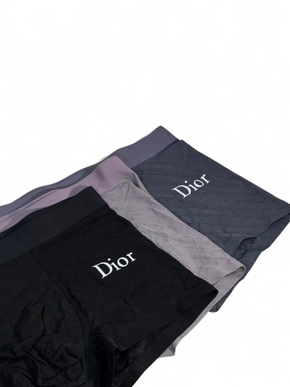 Dior Men’s Luxury Boxer Set (3 pcs) – Premium Comfort & Style
