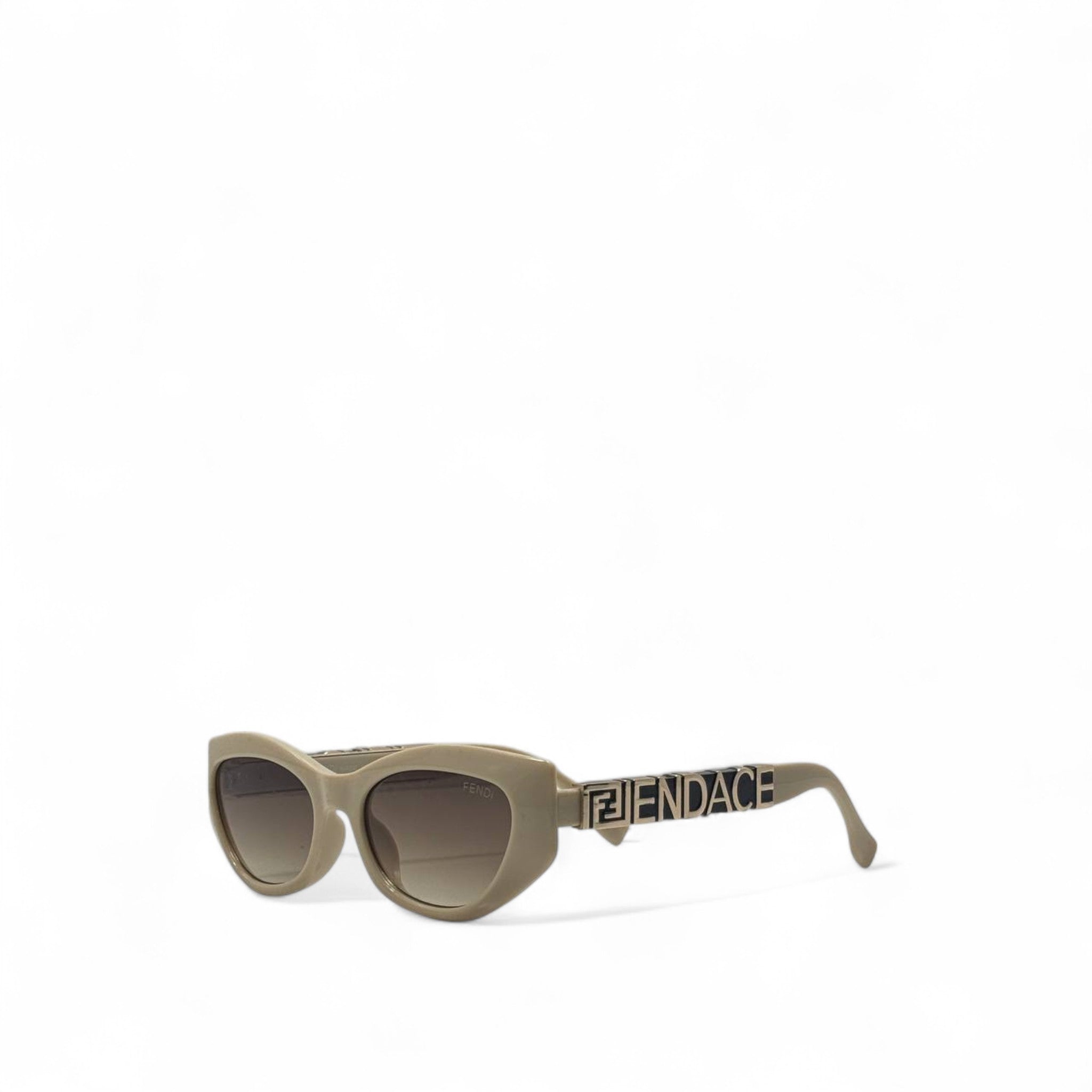 Fendace Collab Beige Cat-Eye Sunglasses š¤ | Fendi x Versace Limited Edition