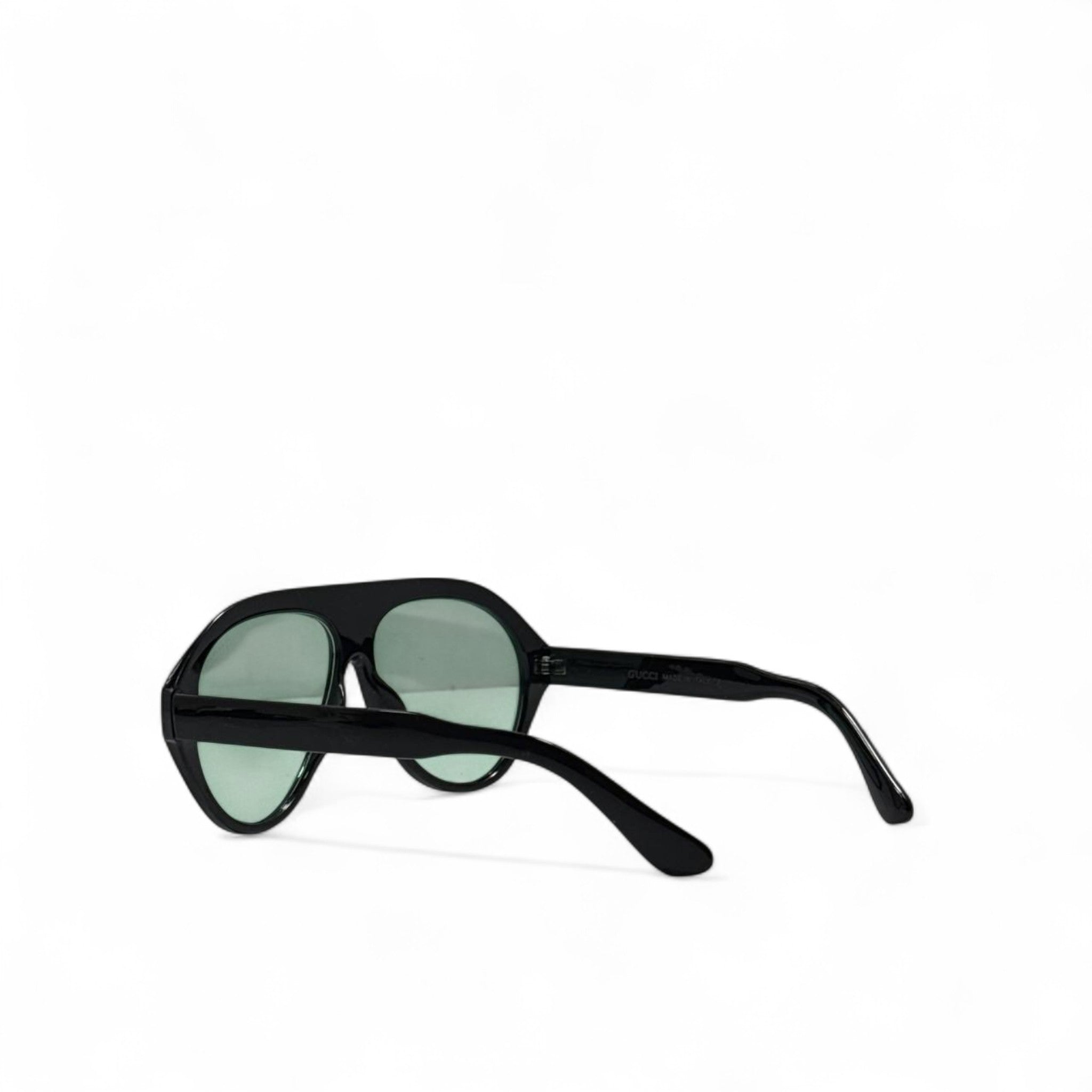 Gucci Retro Aviator Sunglasses đź–¤ | Mint Green Lenses