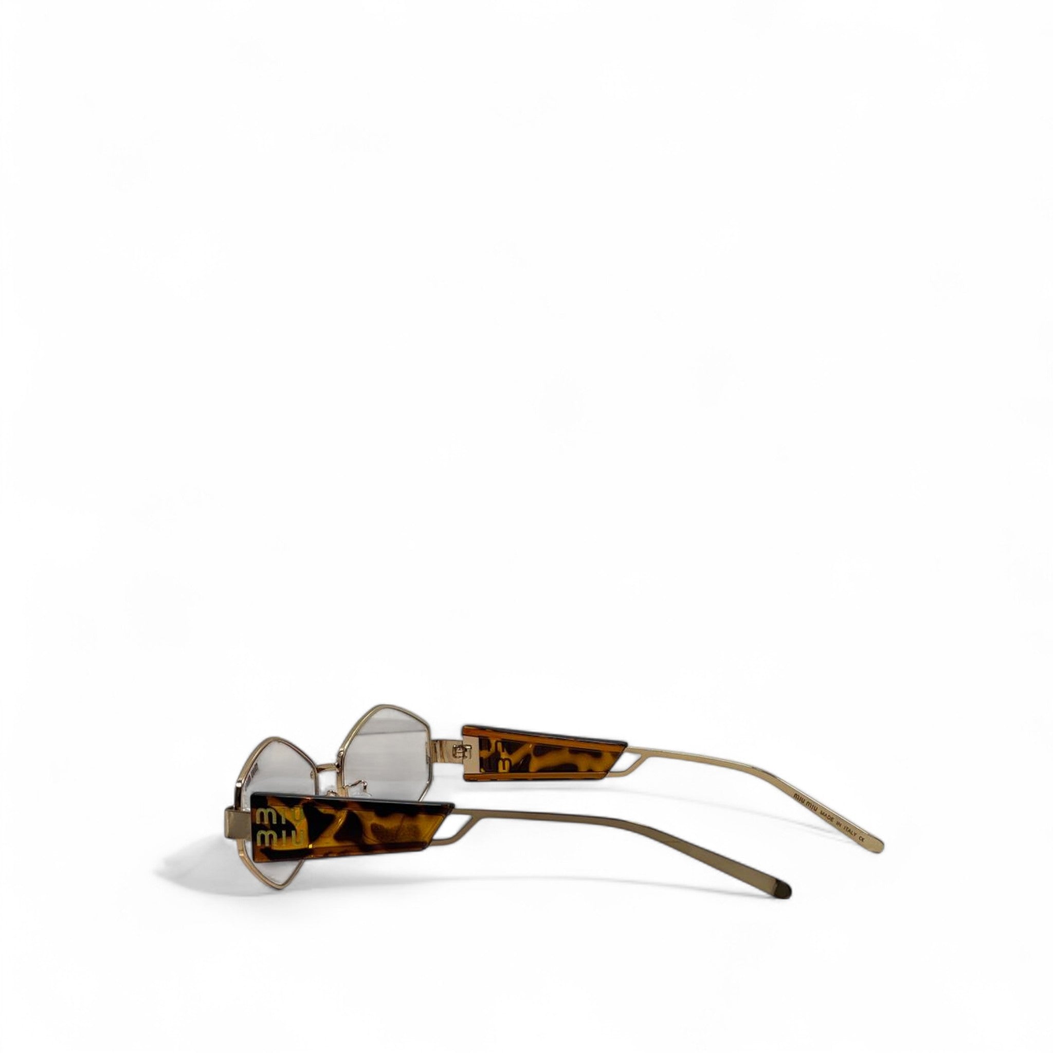 Miu Miu Geometric Eyewear – Clear Lens Chic 🤍🔶