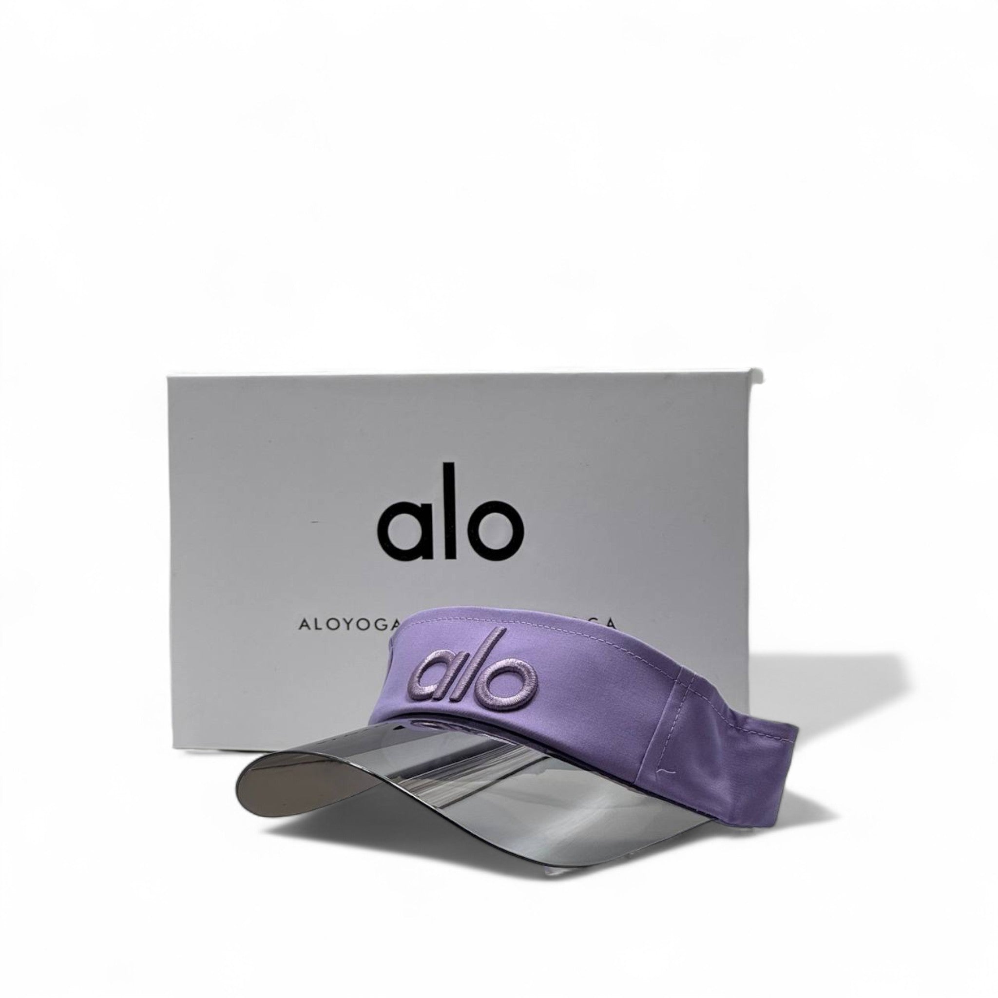 Alo Yoga Iridescent Visor Cap โ Lavender Edition with Box ๐โจ