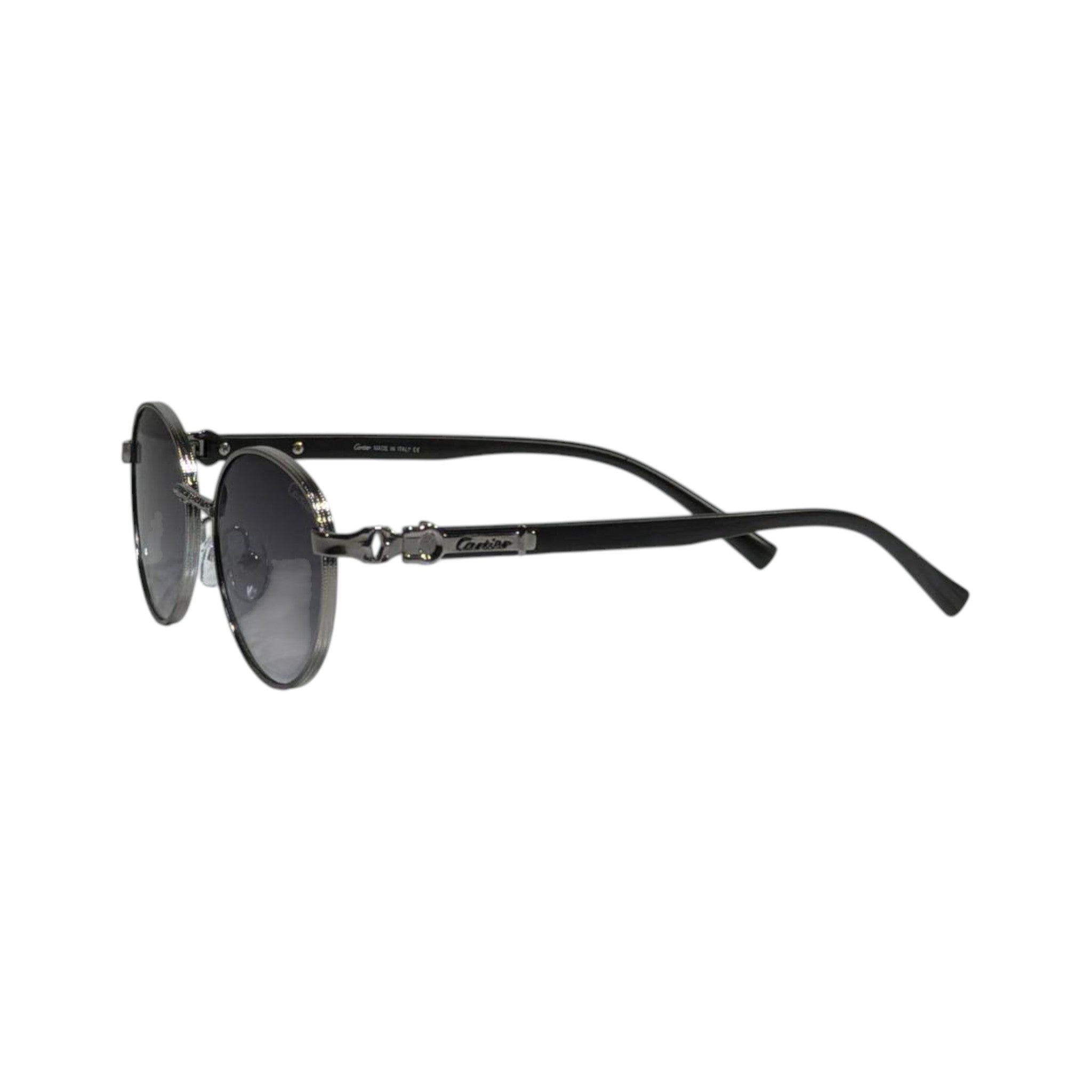 Cartier Luxe Round Silver Sunglasses ✨🖤 Timeless Designer Elegance Eyewear