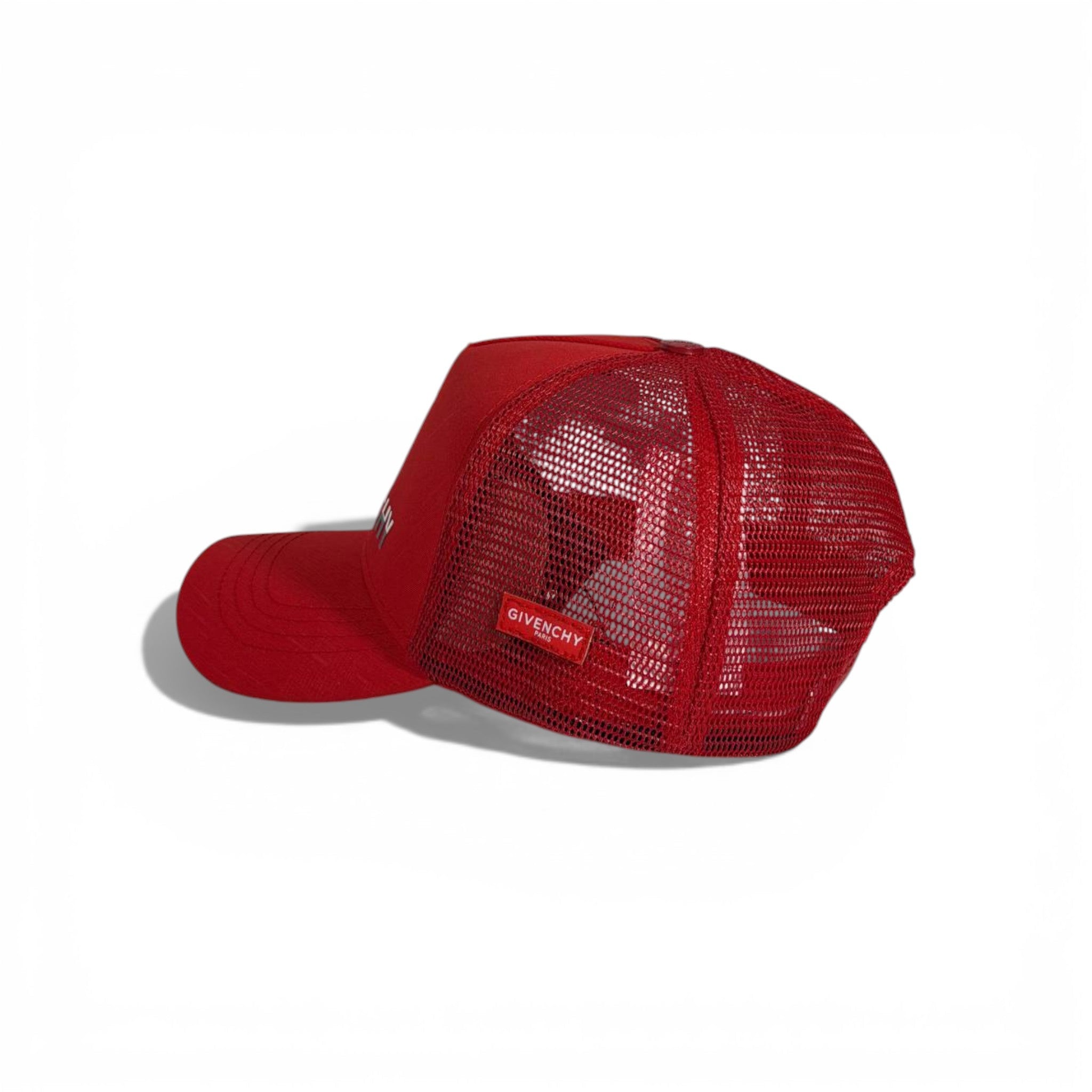 š§¢ Givenchy Red Trucker Cap ā Iconic 4G Logo Edition ā¤ļøš„