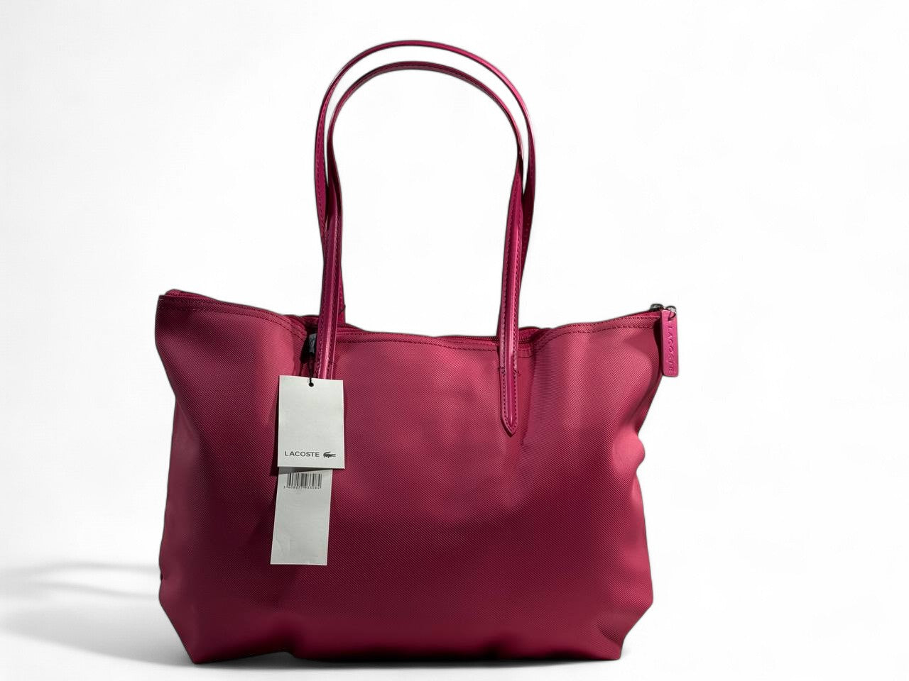Lacoste Large Tote Bag β Bold Pink, Spacious & Stylish